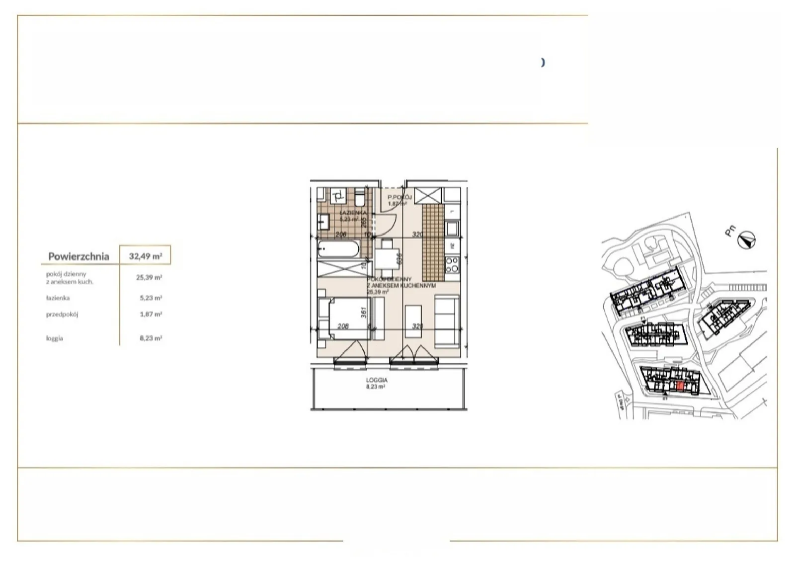 Floor plan: Apartment no. E1-0-10