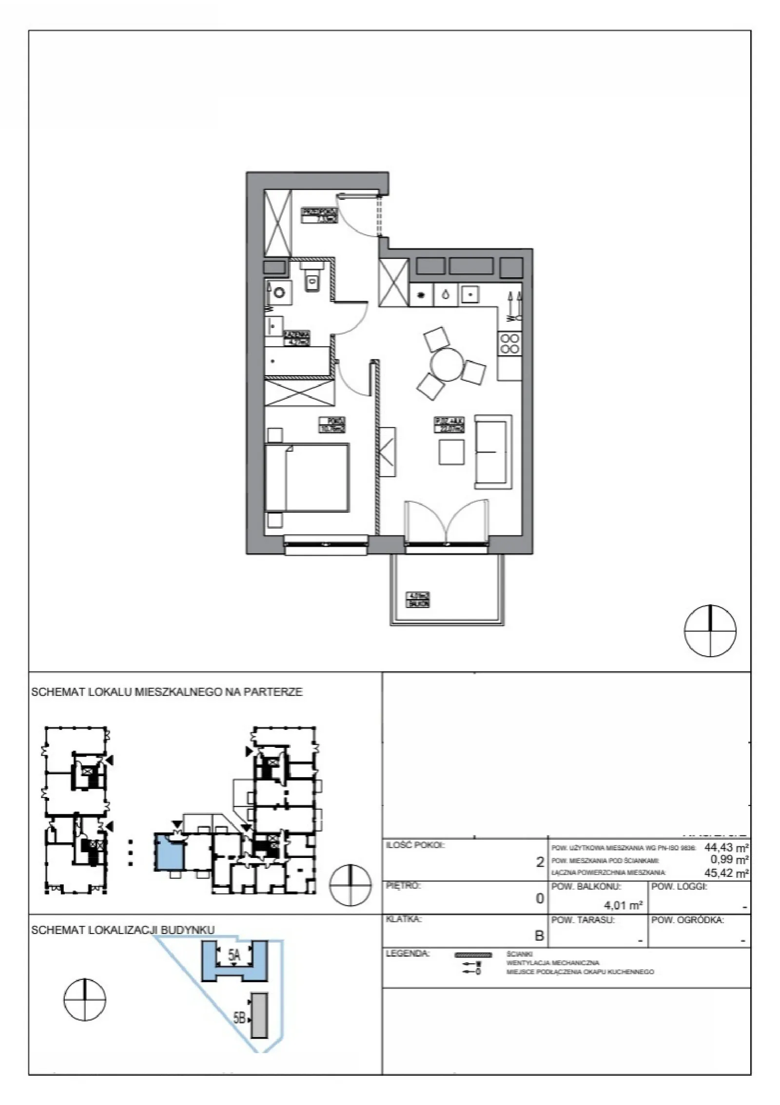 Планування: Квартира № KR5/B/0/2