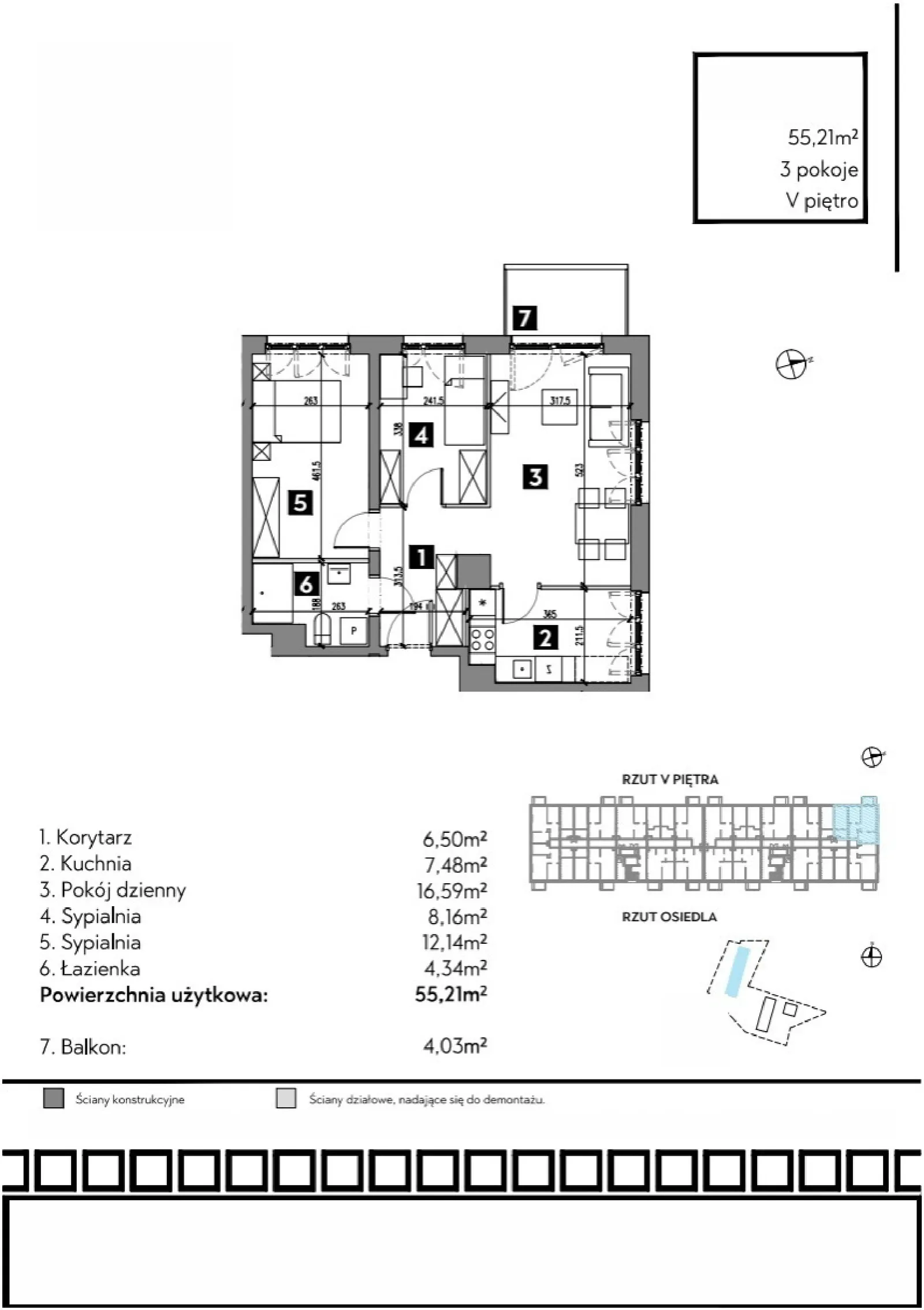 Floor plan: Apartment no. A2/5/8