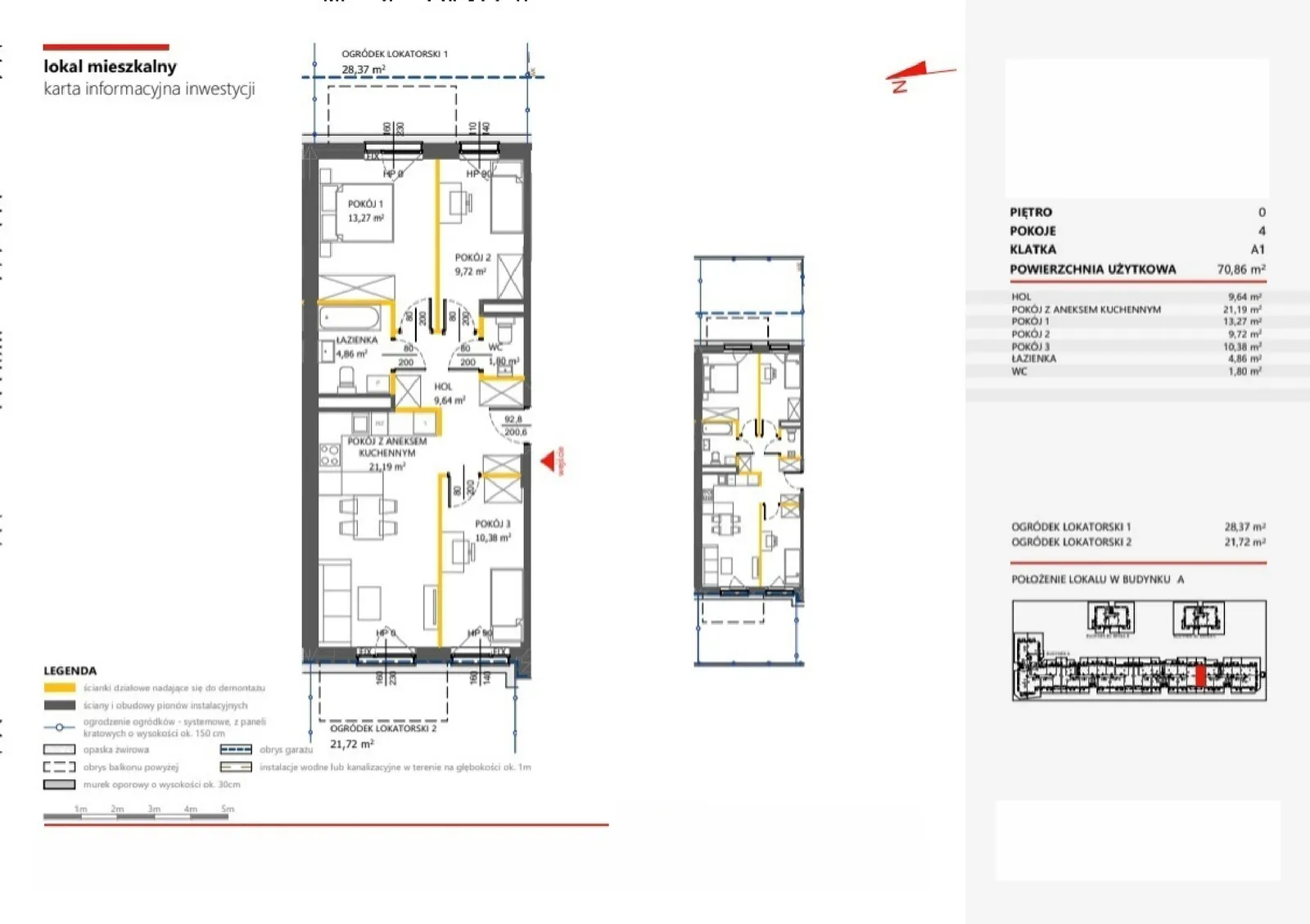 Floor plan: Apartment no. 8