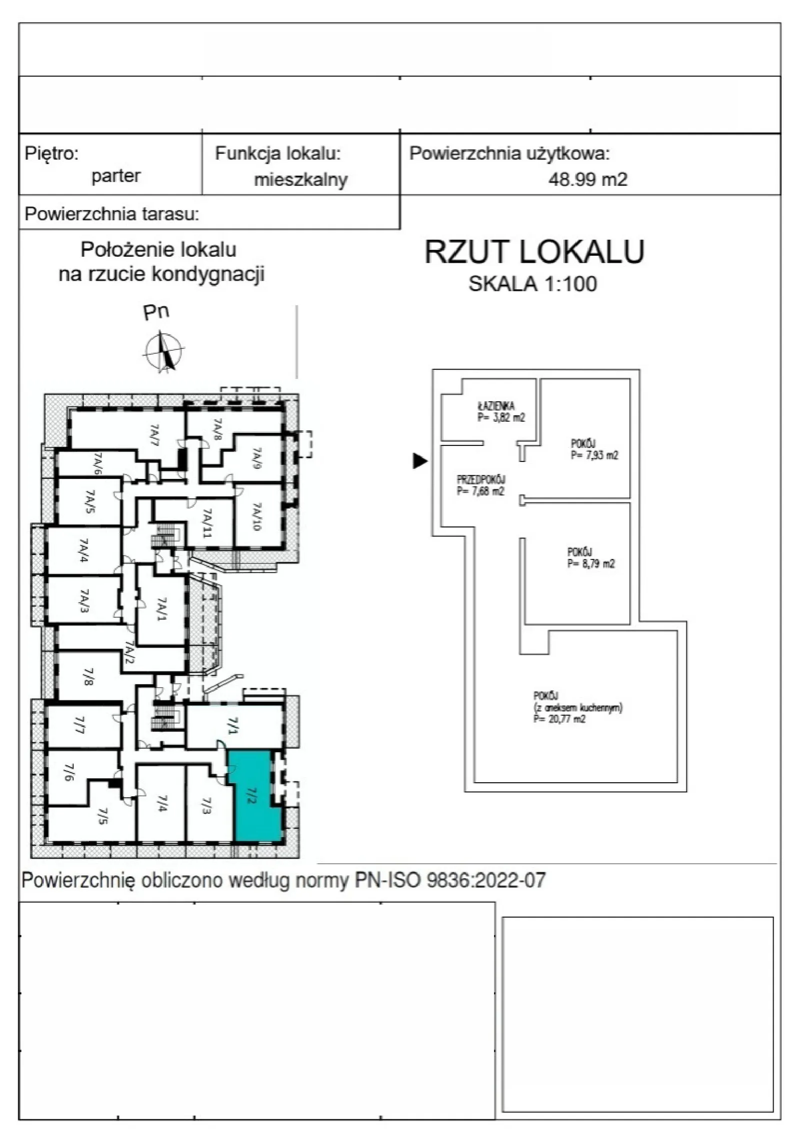 Floor plan: Apartment no. B_0_2