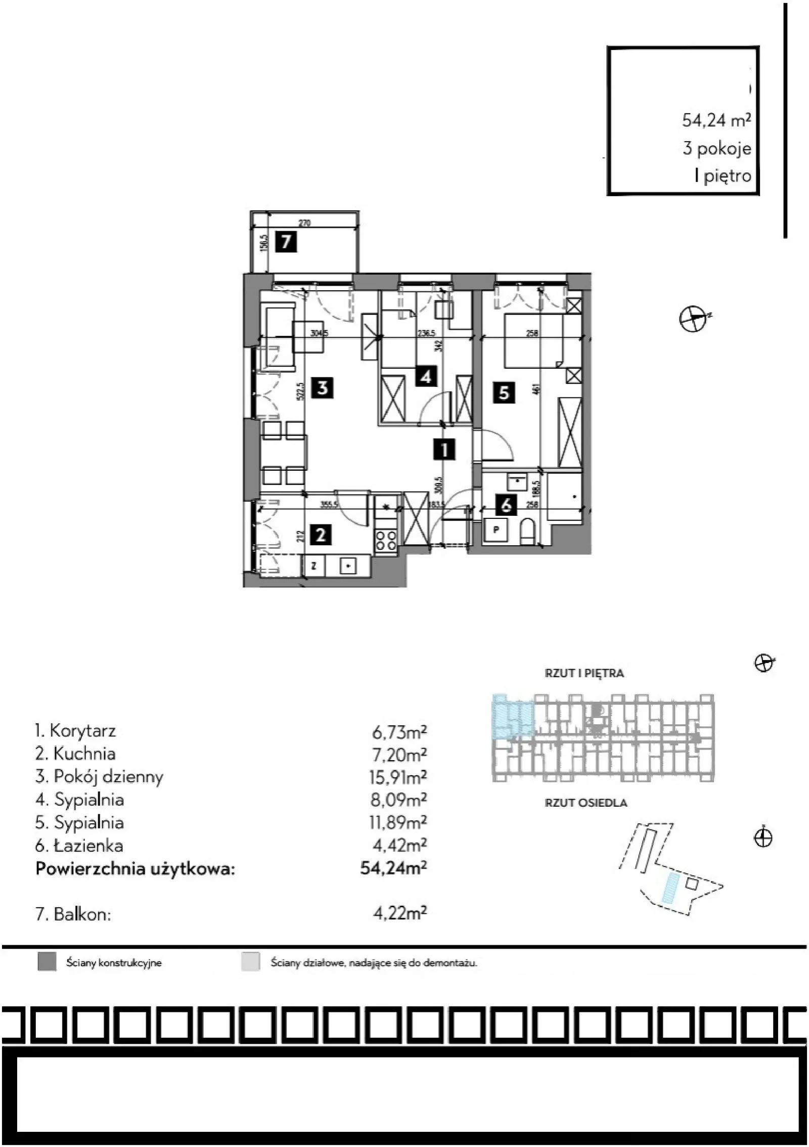 Планировка: Квартира № B1/1/13