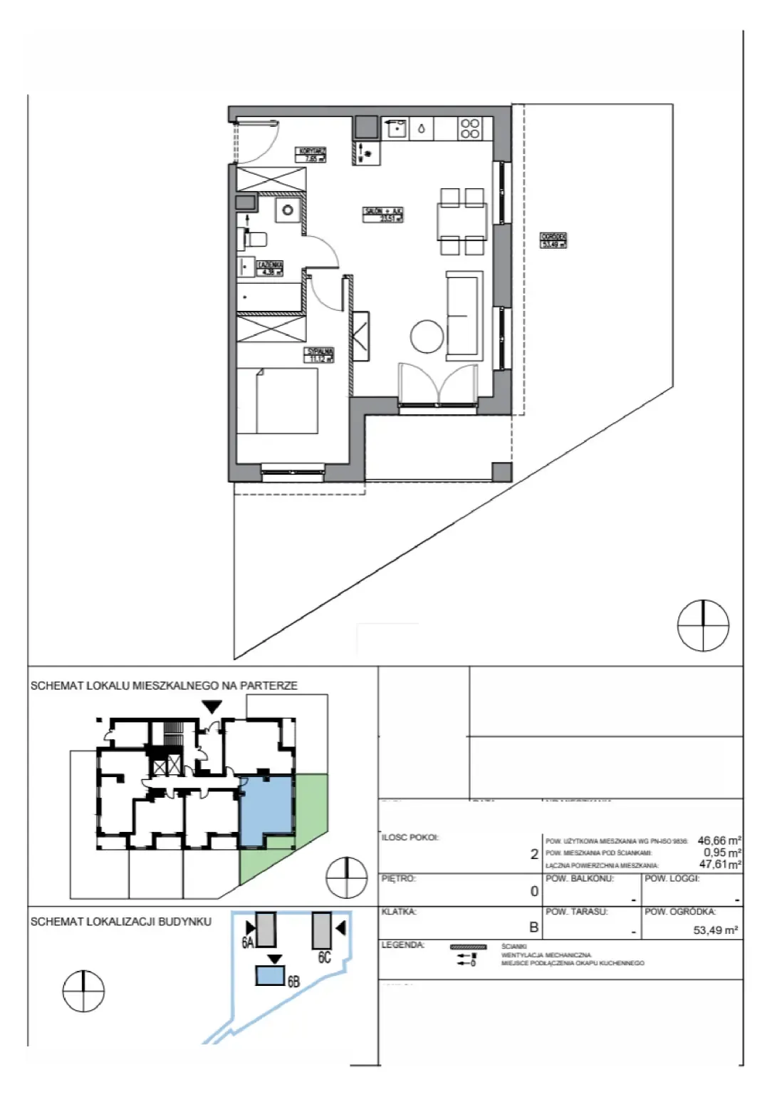 Планування: Квартира № KR6/B/0/2
