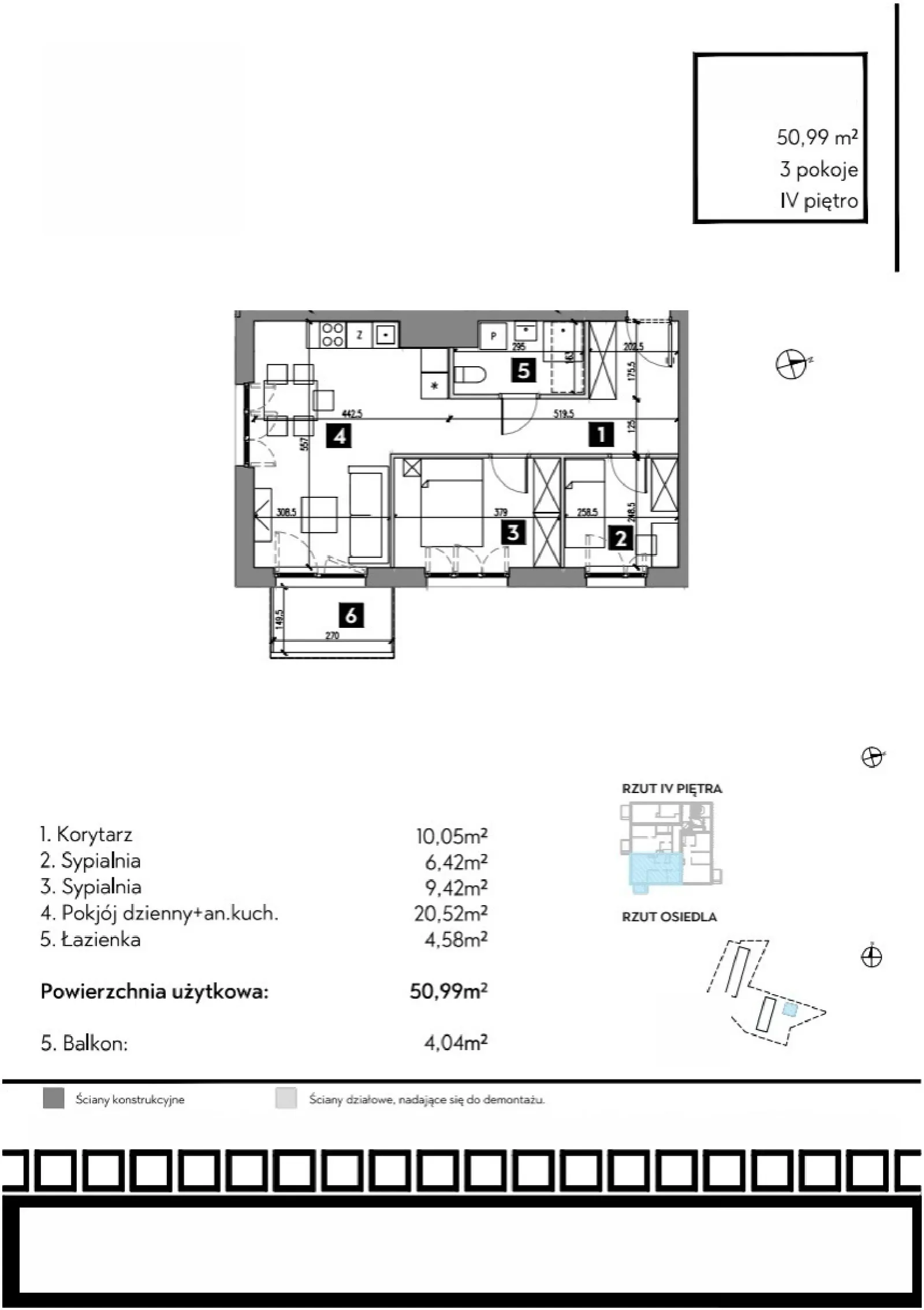 Floor plan: Apartment no. B2/4/5