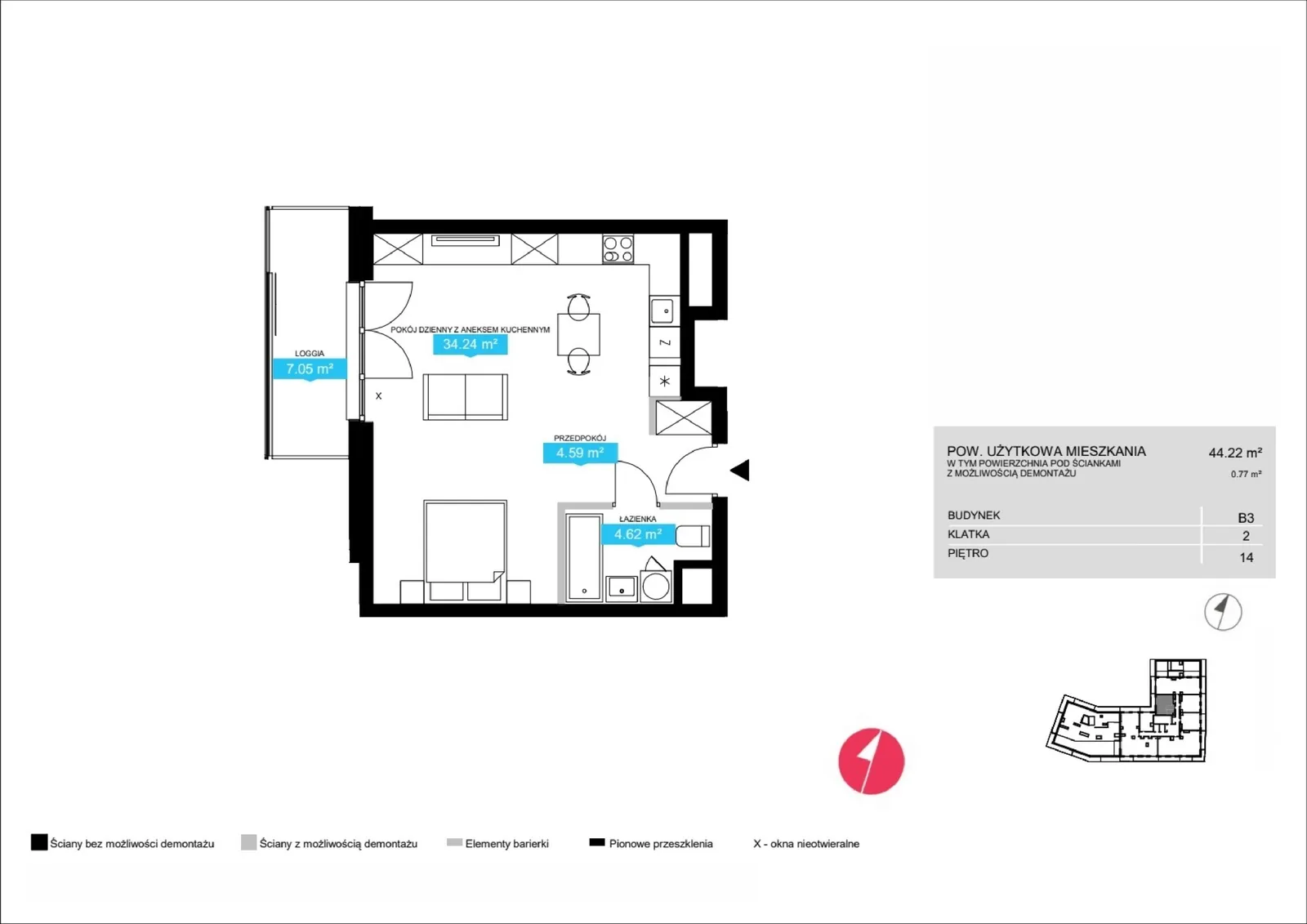 Floor plan: Apartment no. 247