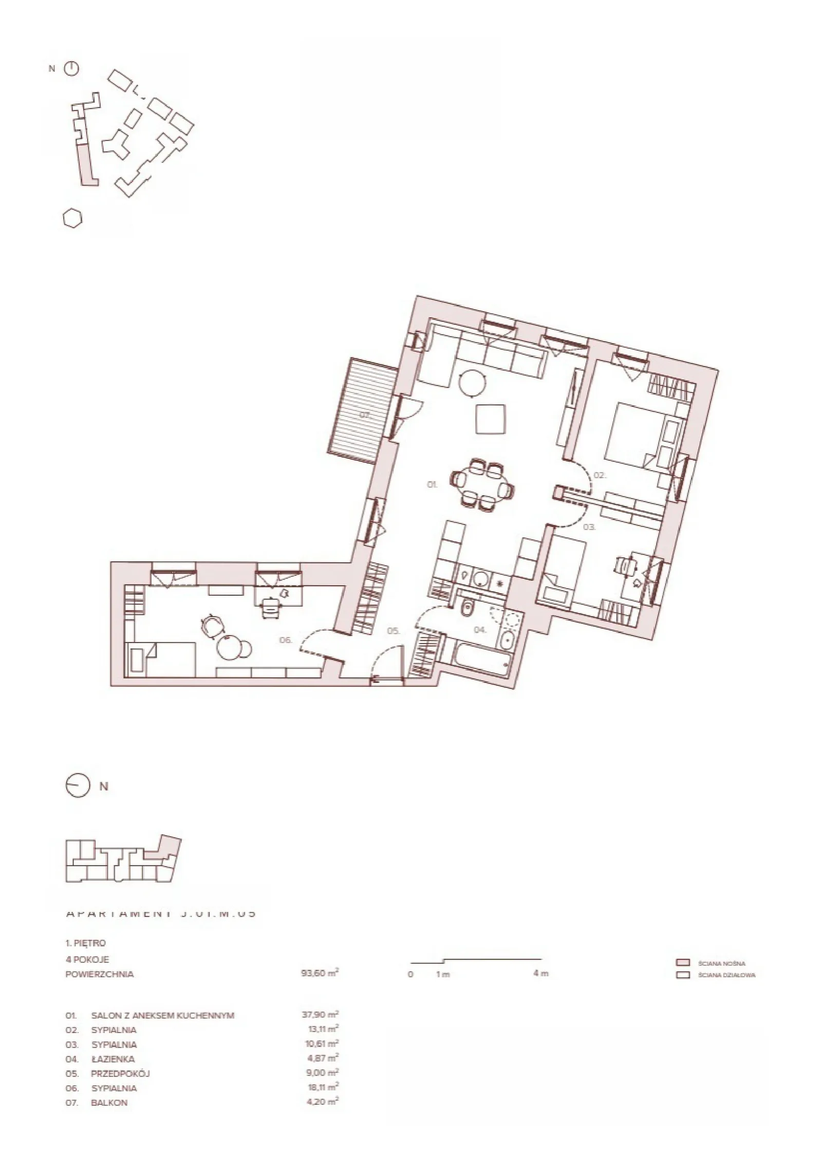 Планування: Квартира № J.01.M.05