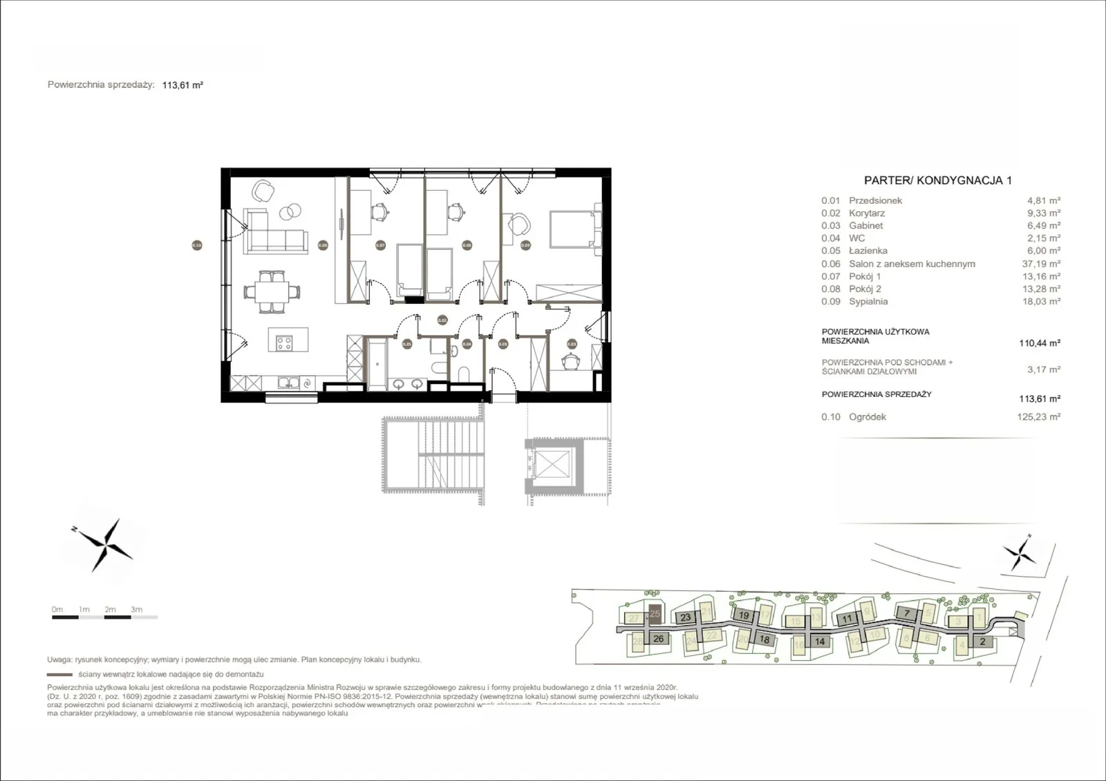 Floor plan: Apartment no. A25.01