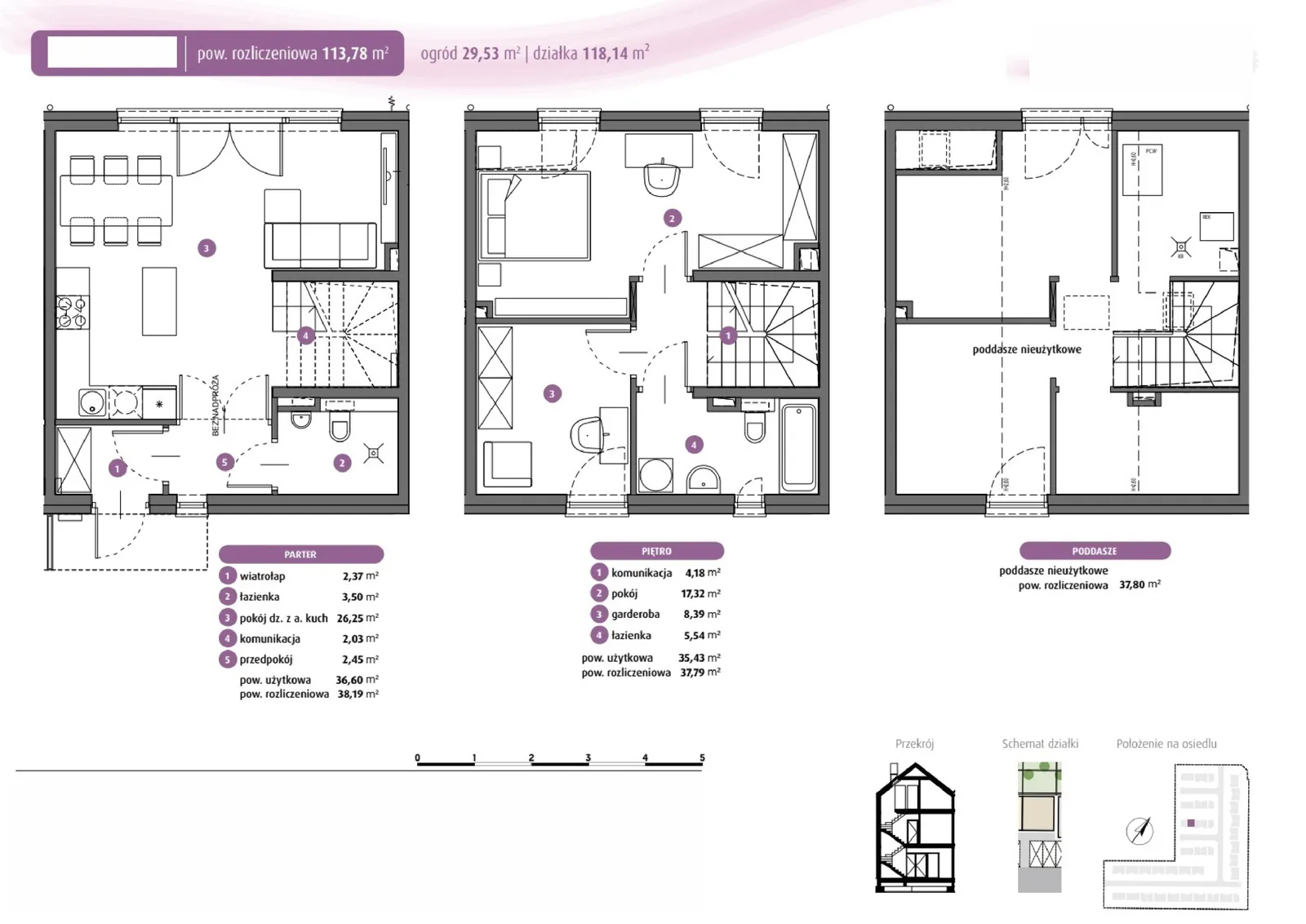 Floor plan: Lokal A2/07/7.a 20H/1, 3 pok.