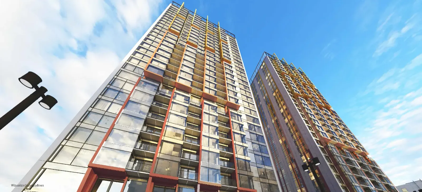 Towarowa Towers — візуалізація 3