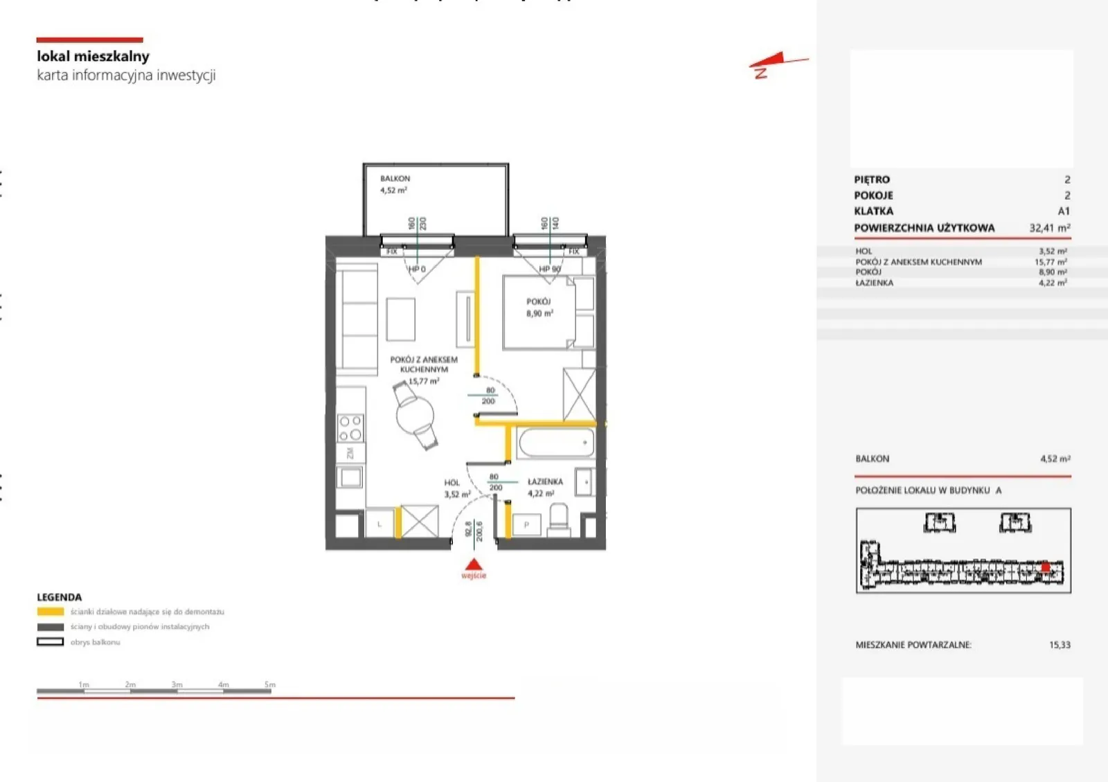 Floor plan: Apartment no. 24