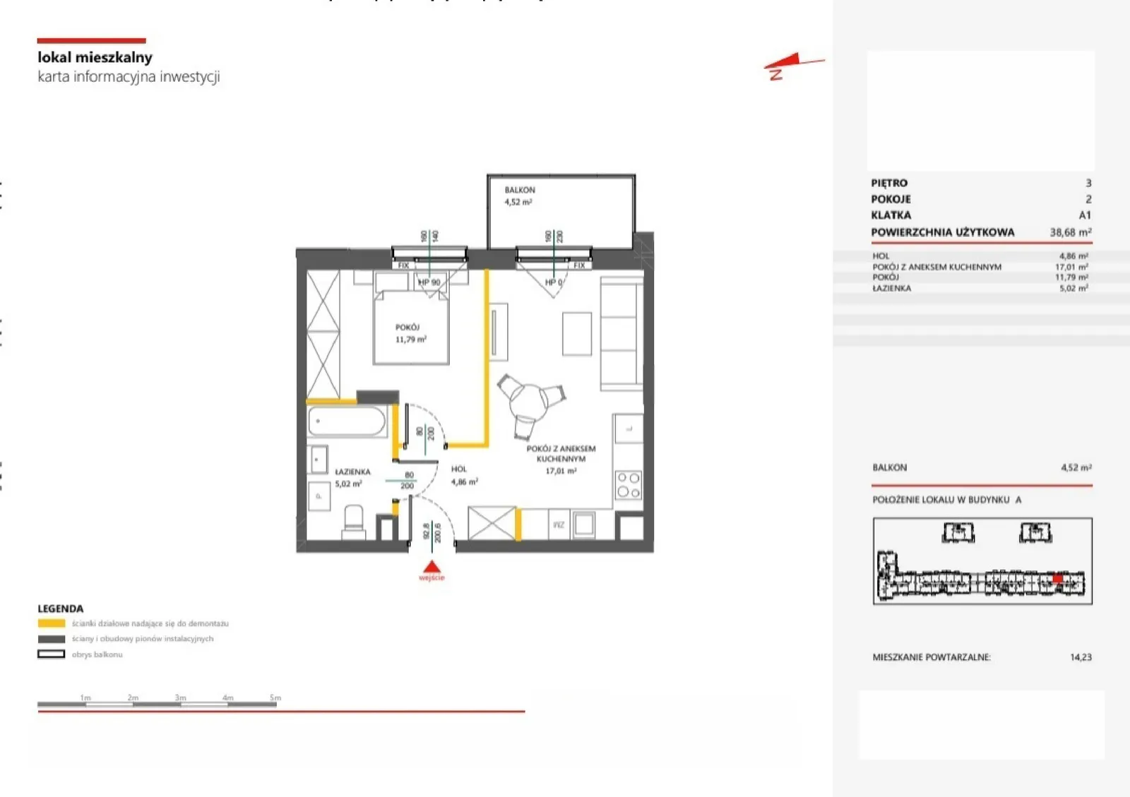Floor plan: Apartment no. 32
