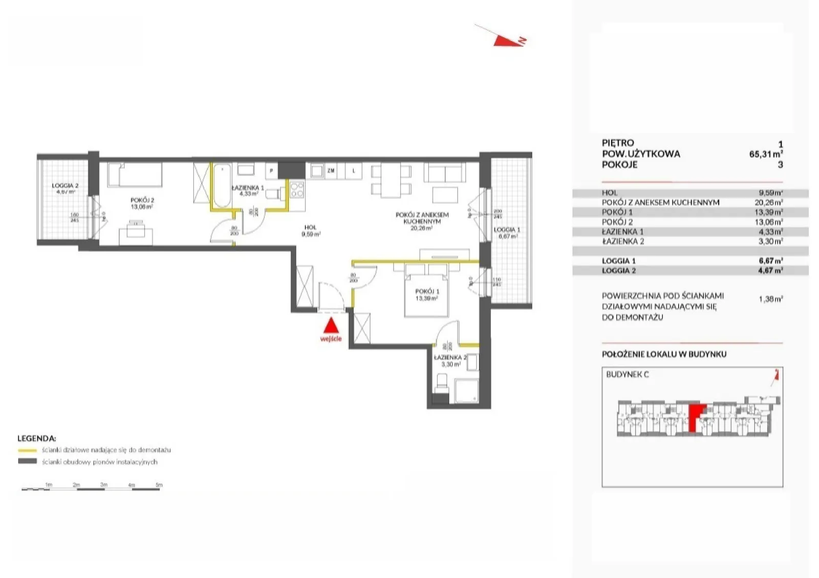 Floor plan: Apartment no. 97