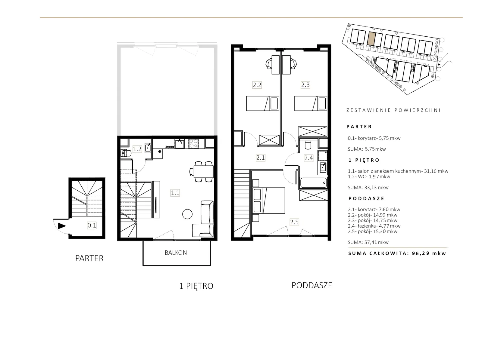 Floor plan: Apartment no. B3/M2