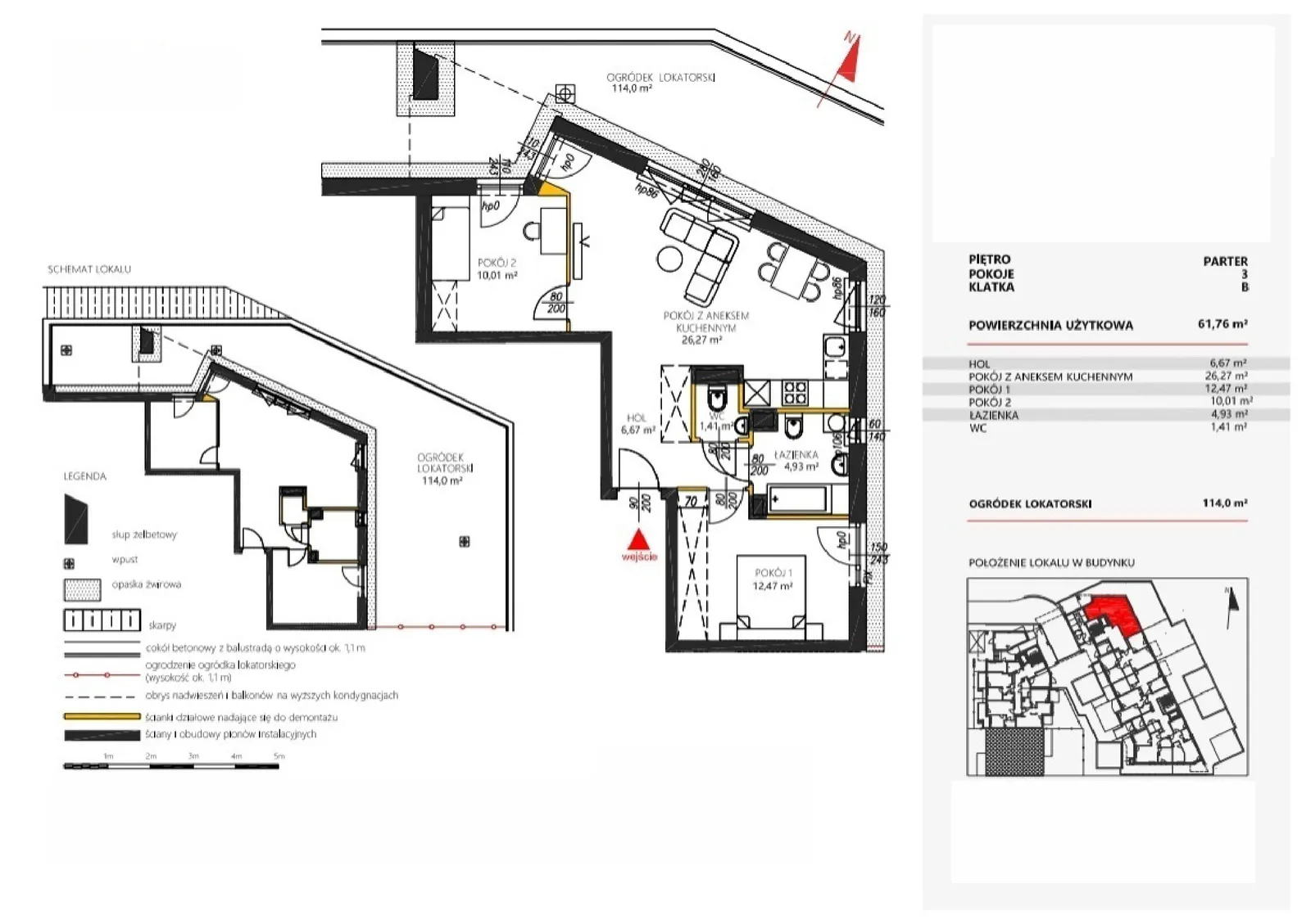 Floor plan: Apartment no. 25