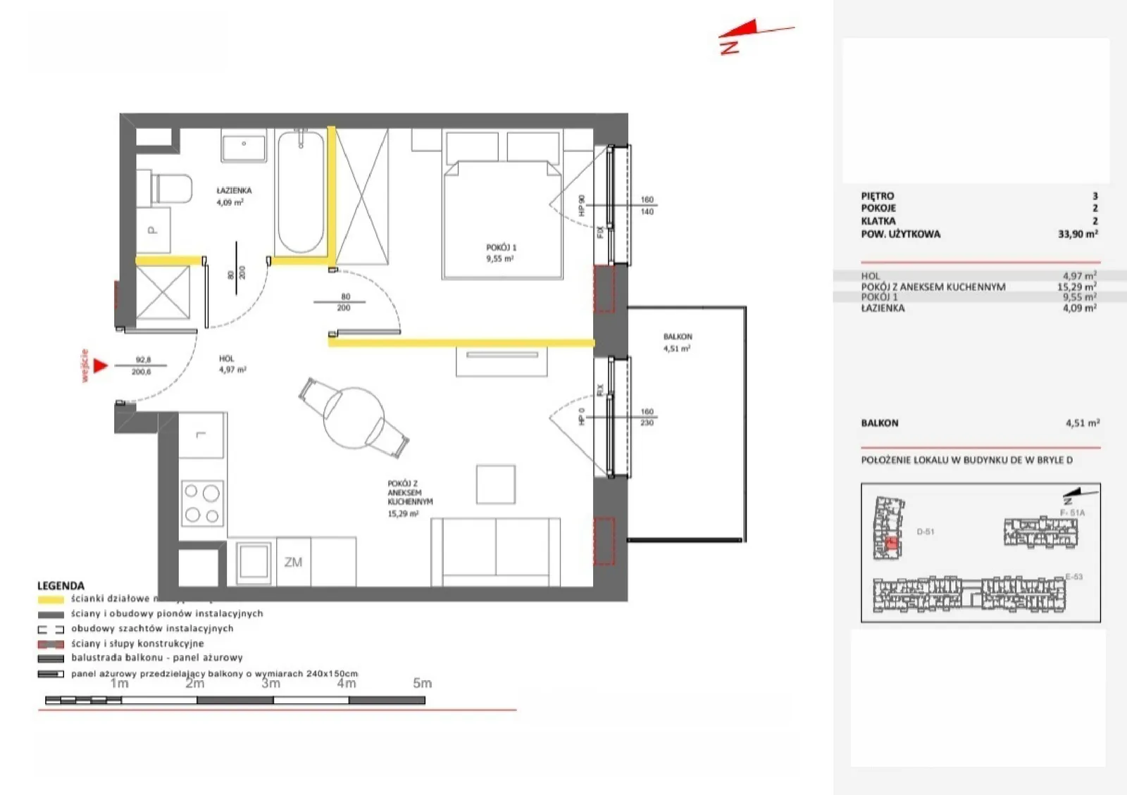 Floor plan: Apartment no. 21