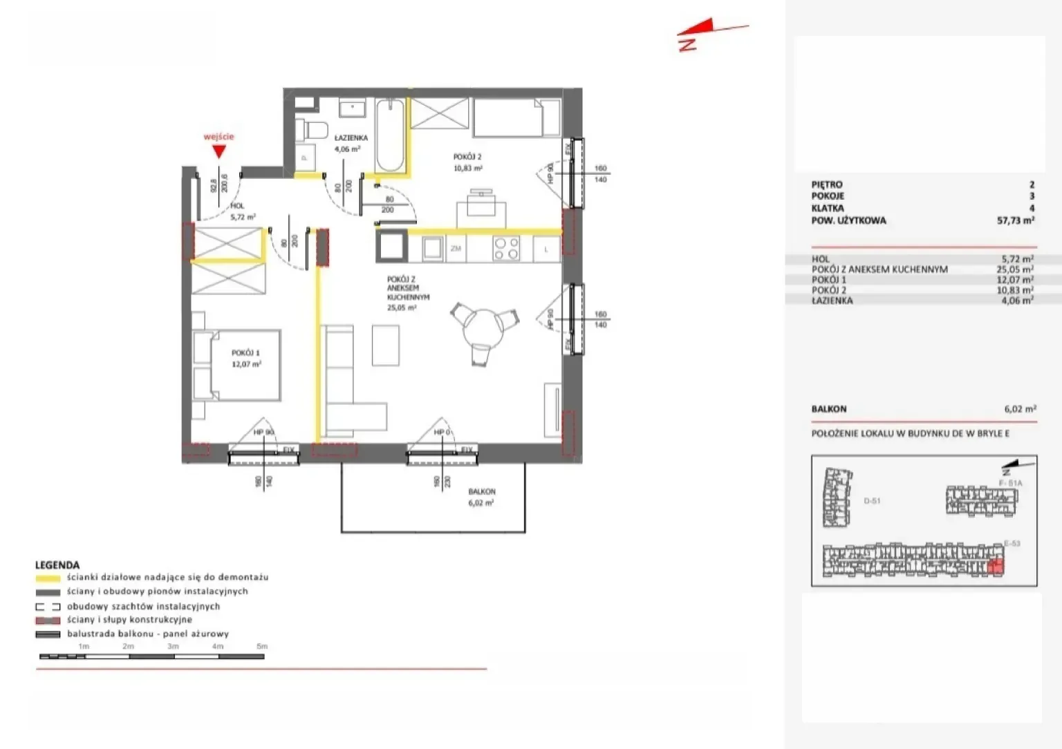 Floor plan: Apartment no. 103