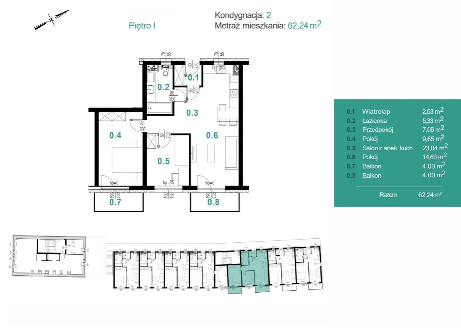 Floor plan: Apartment no. A11