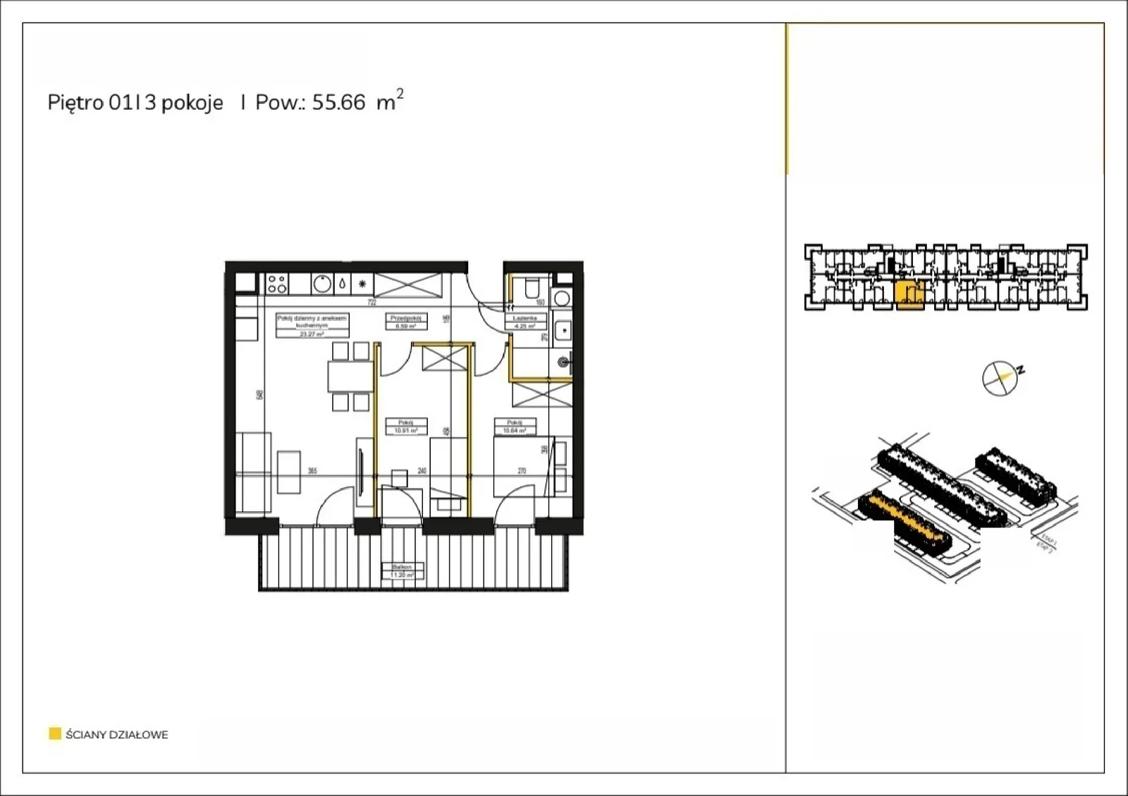 Floor plan: Apartment no. F/14