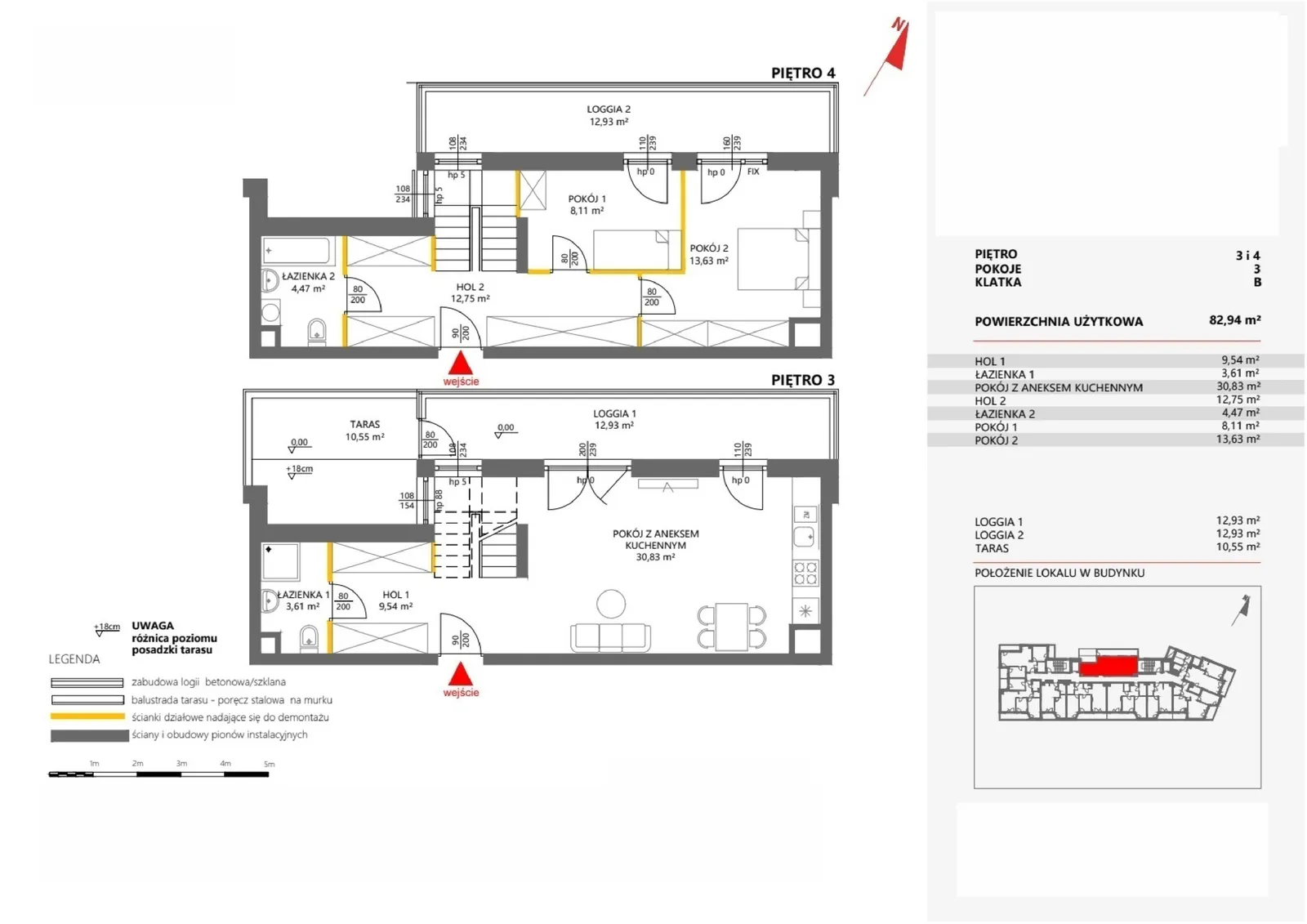 Floor plan: Apartment no. 40