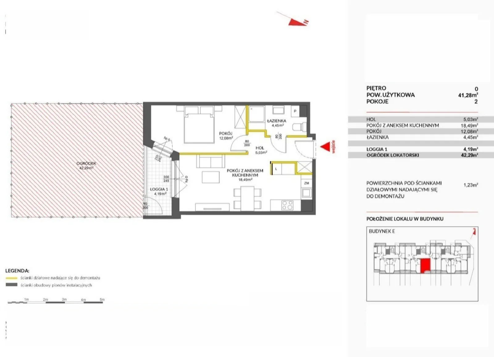 Floor plan: Apartment no. 213