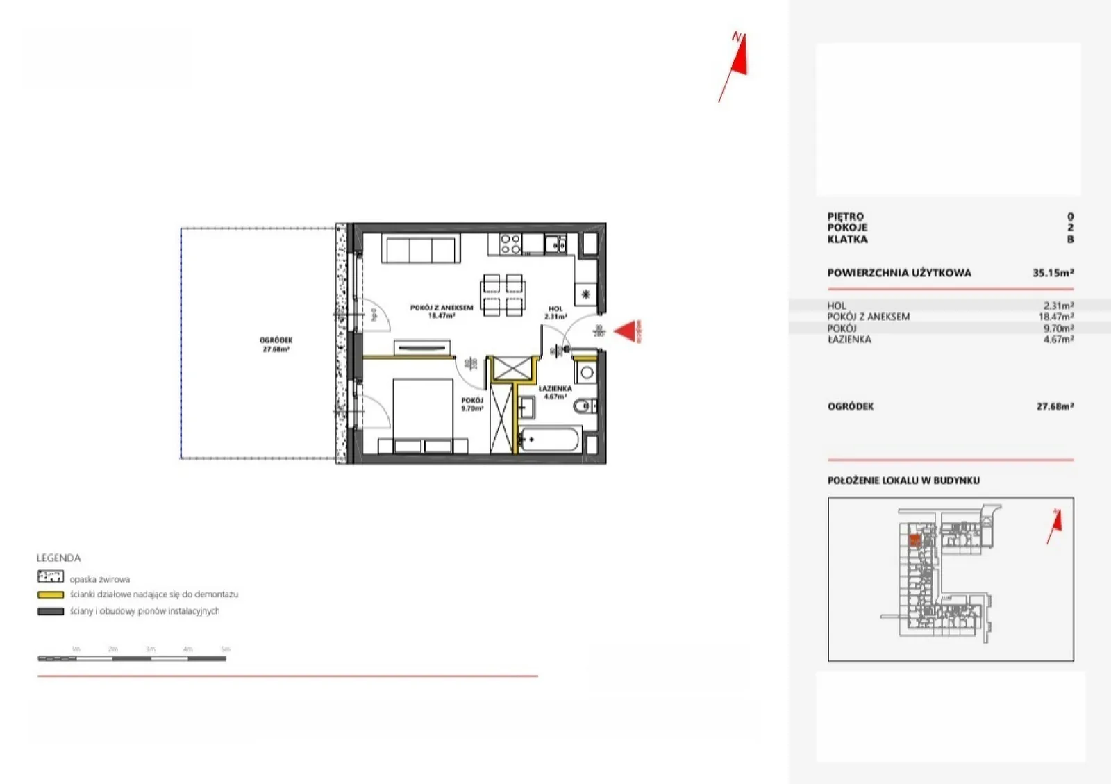 Floor plan: Apartment no. 25