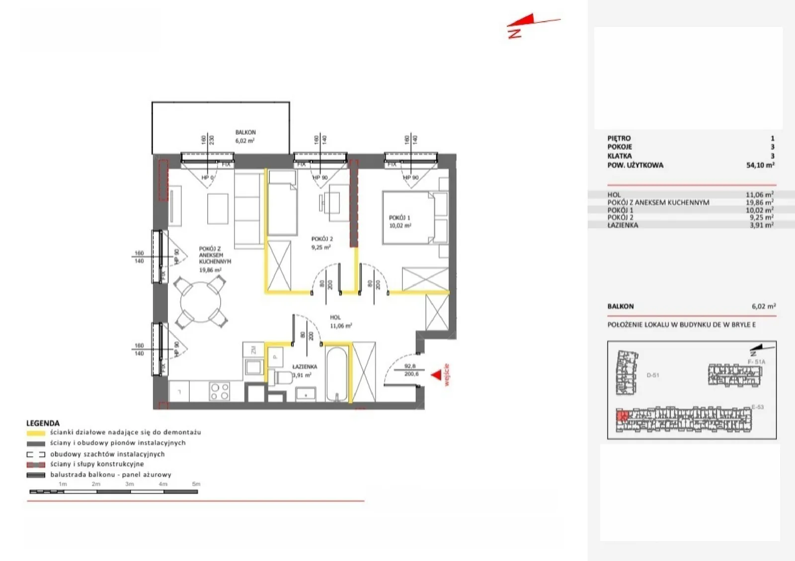 Floor plan: Apartment no. 37