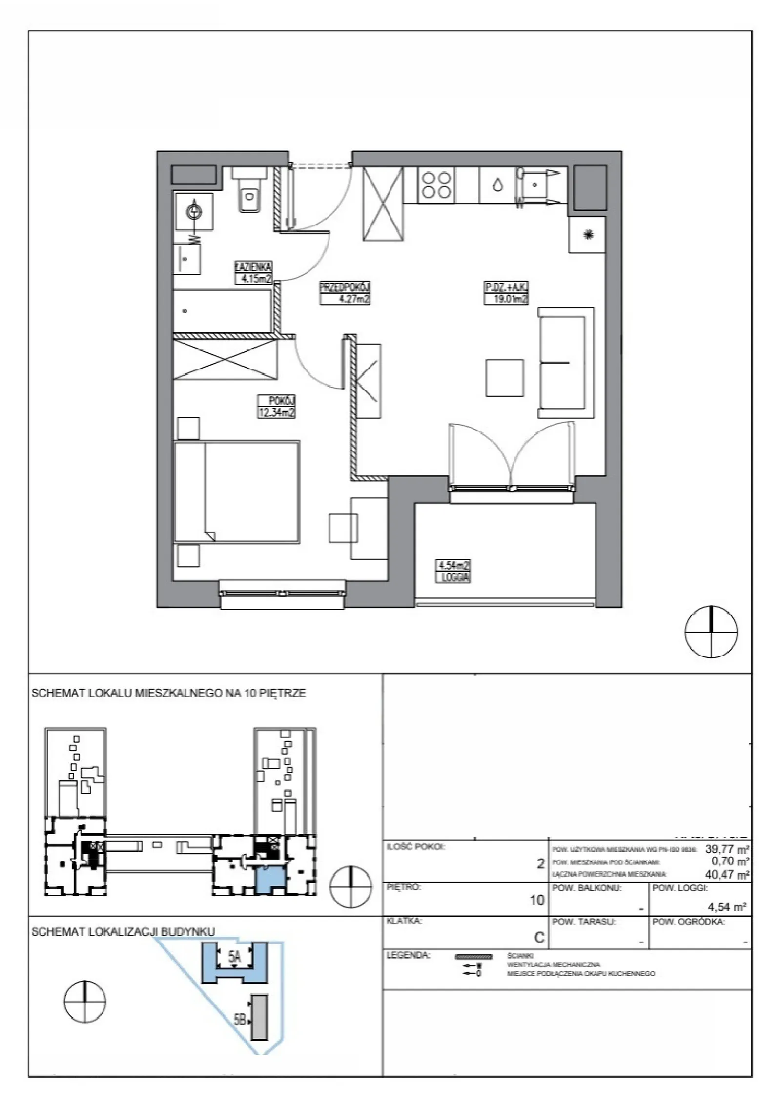 Планировка: Квартира № KR5/C/10/2