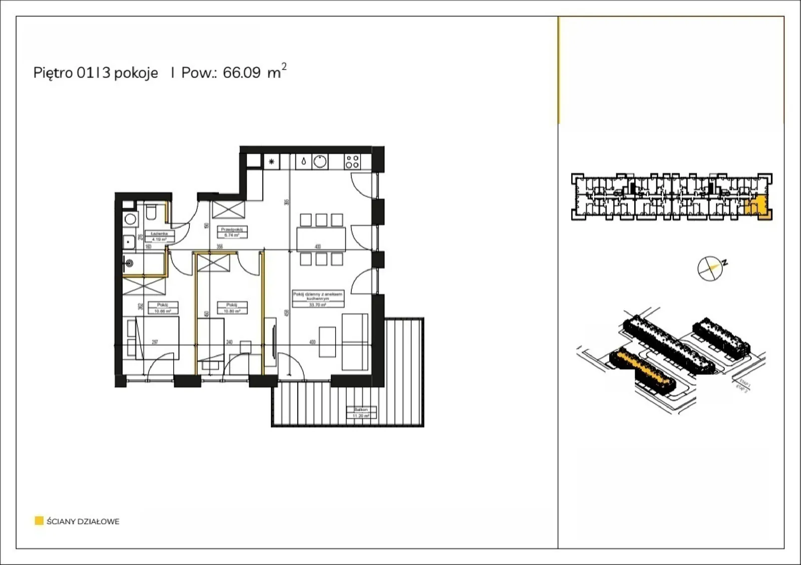 Floor plan: Apartment no. G/13