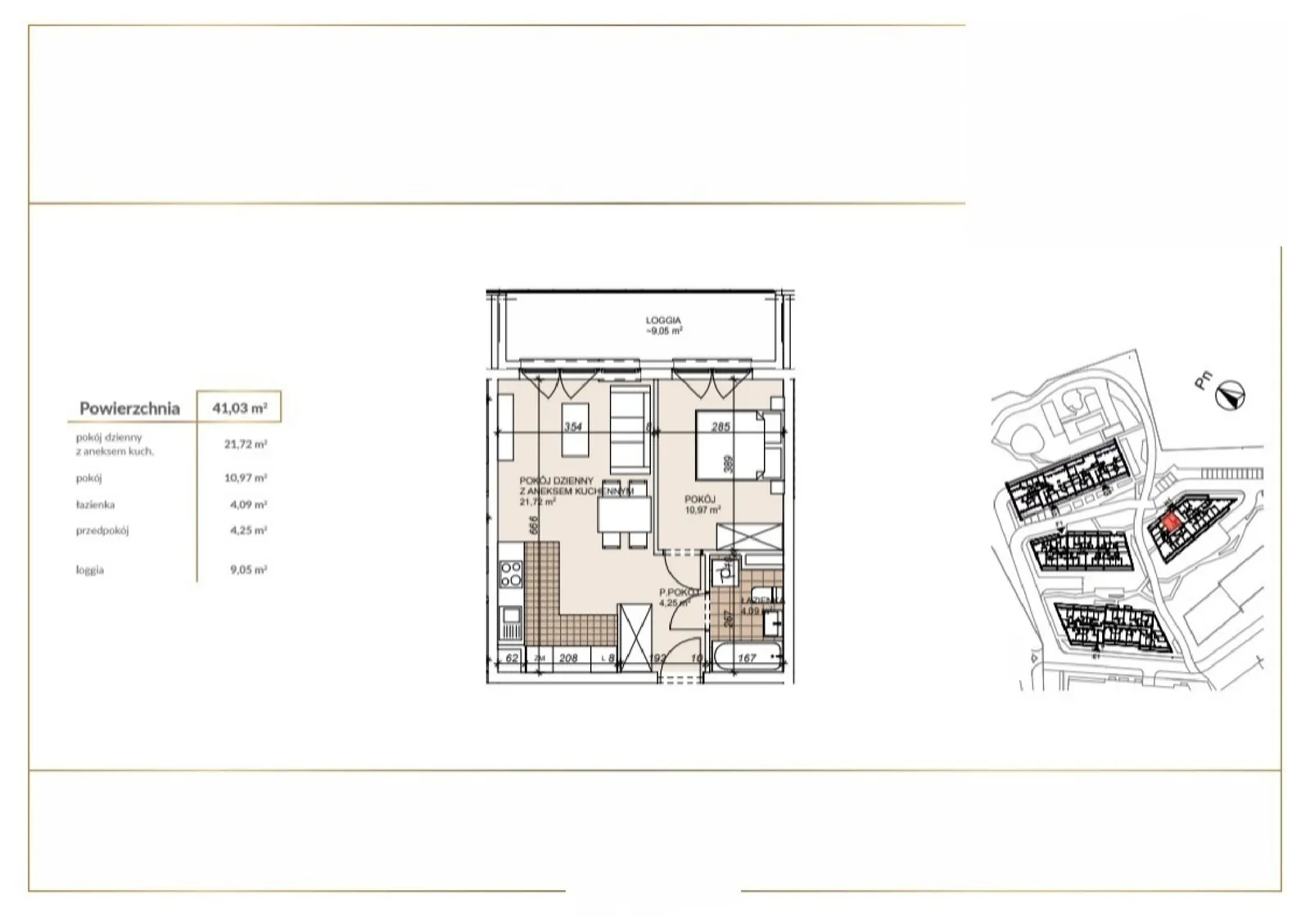 Floor plan: Apartment no. H1-4-29