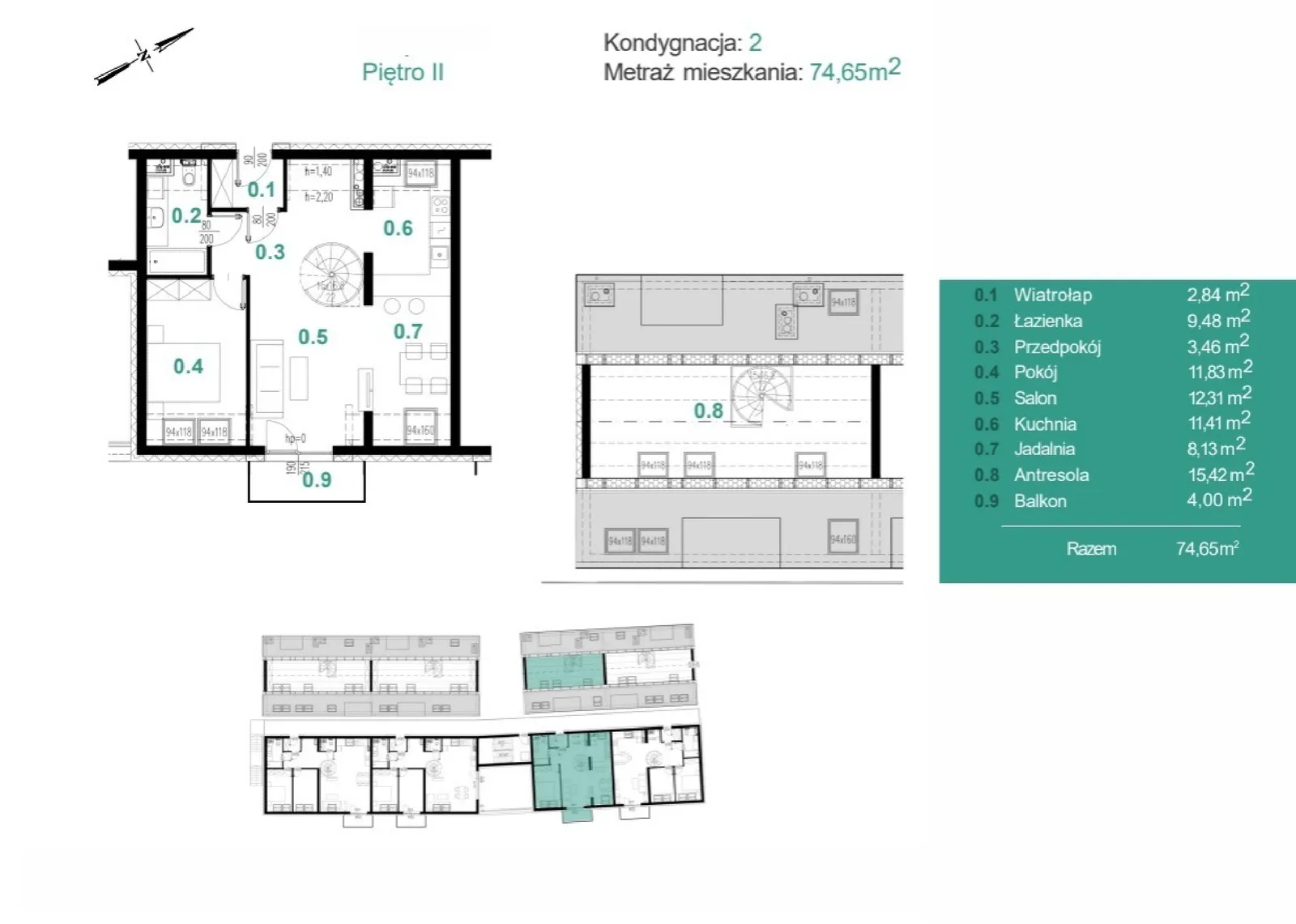 Floor plan: Apartment no. A16