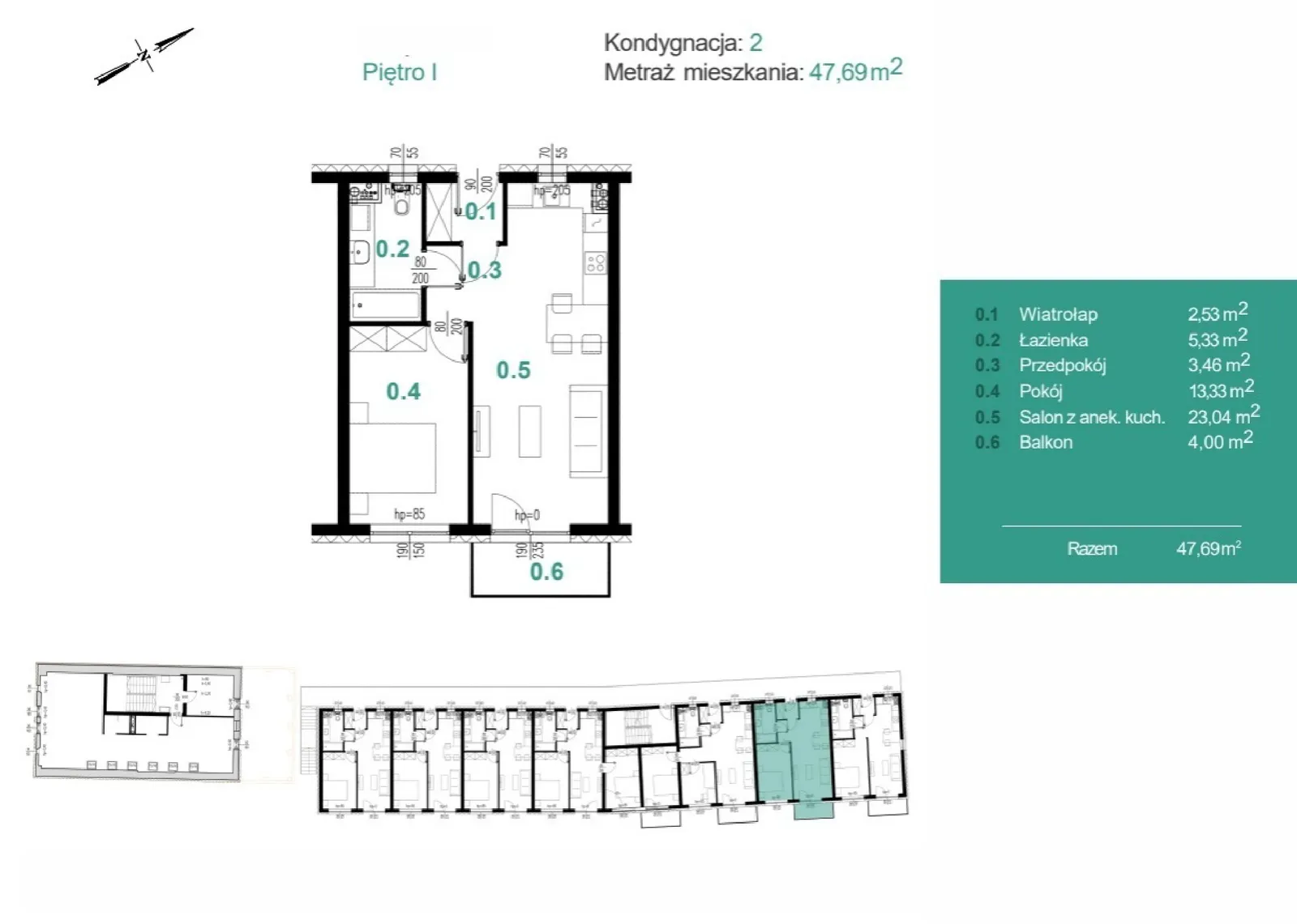 Floor plan: Apartment no. A12