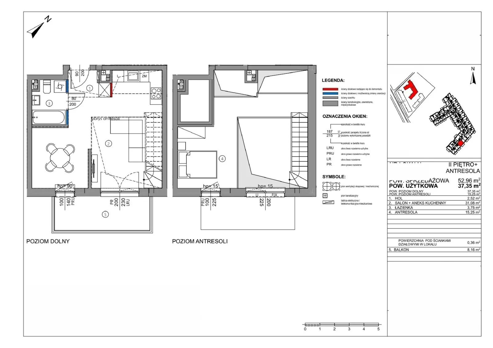 Floor plan: Apartment no. A.2.80
