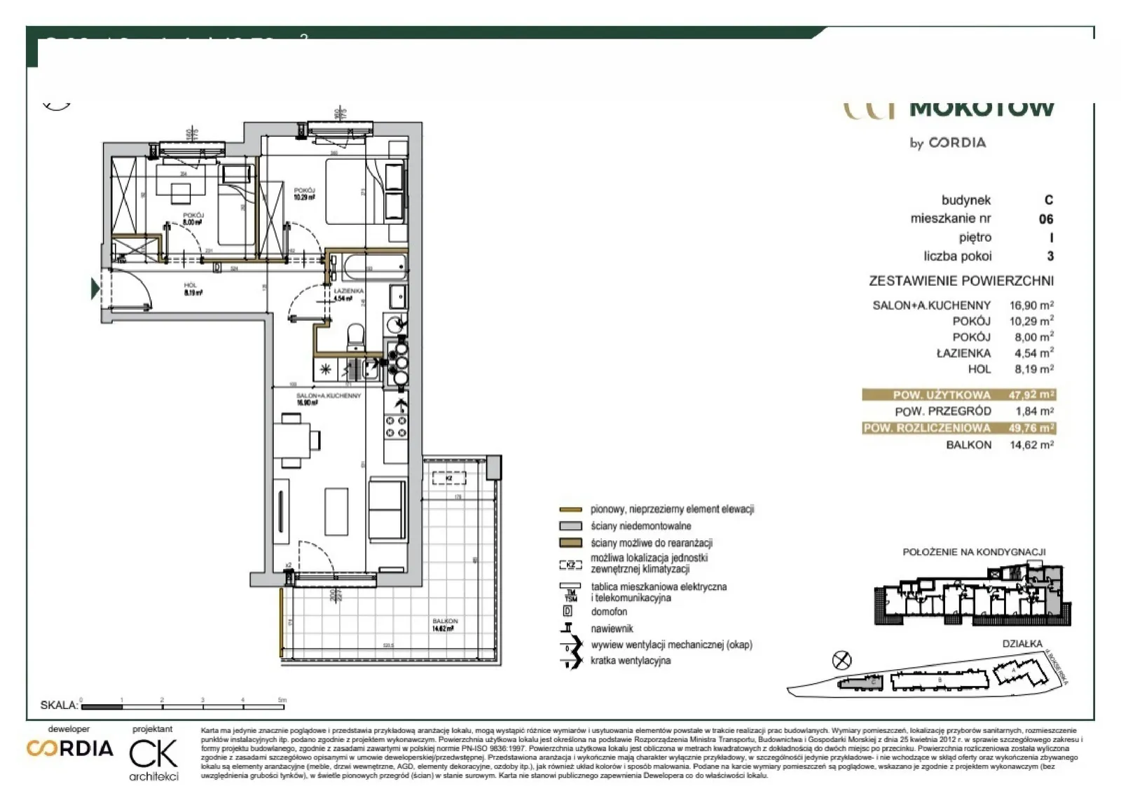 Floor plan: Apartment no. C.06