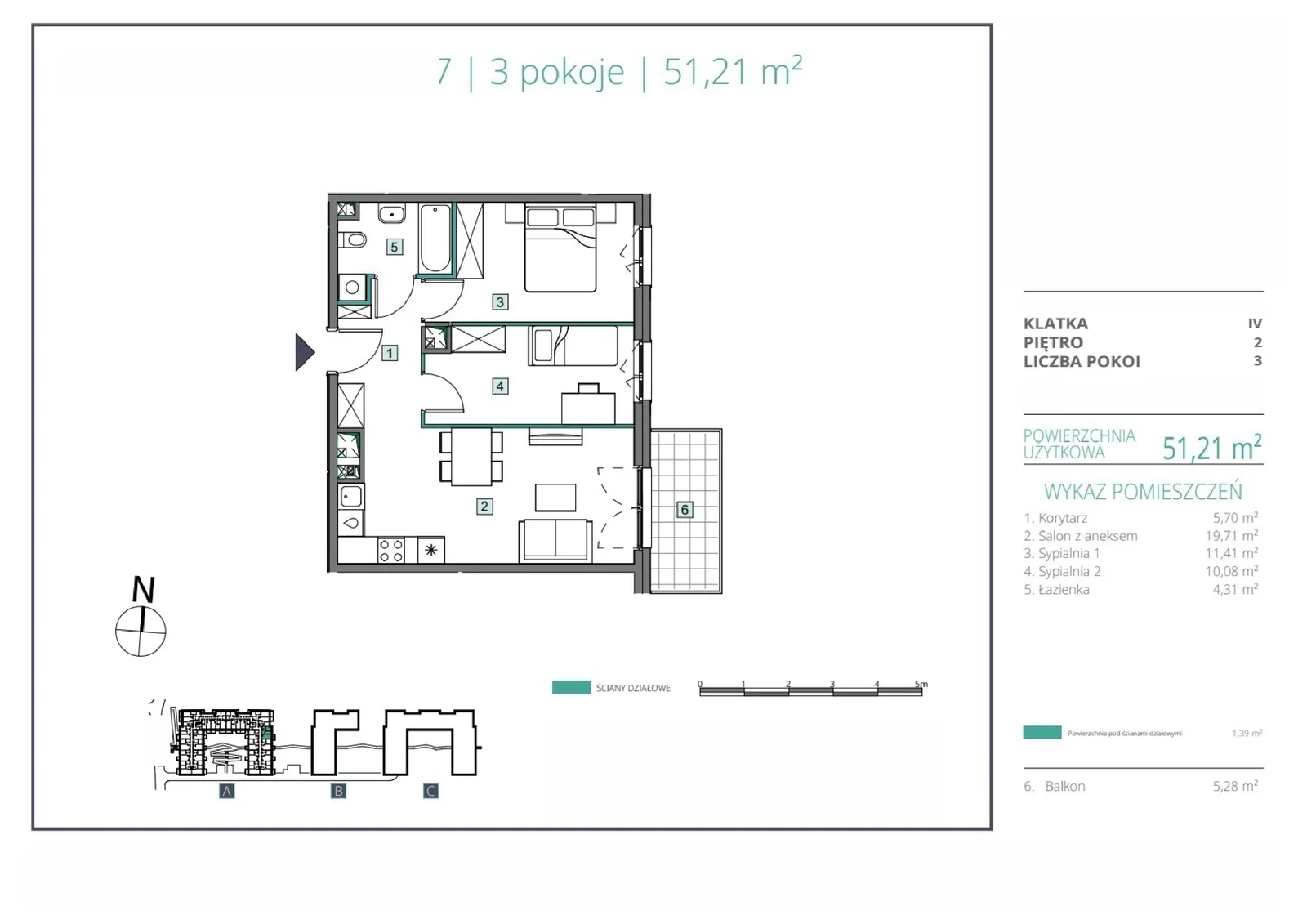 Floor plan: Apartment no. A.67