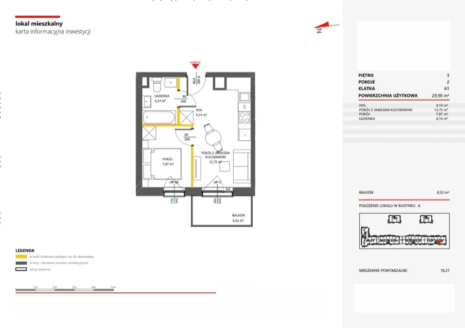 Floor plan: Apartment no. 36