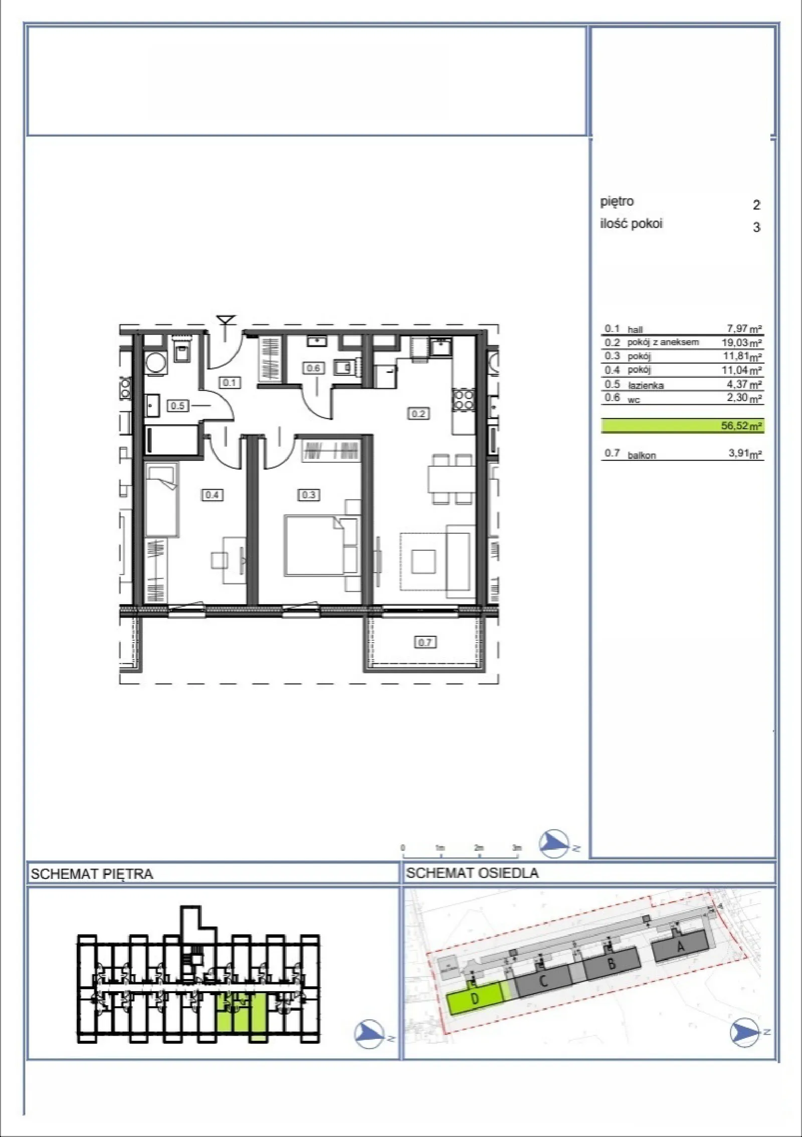 Floor plan: Apartment no. 29