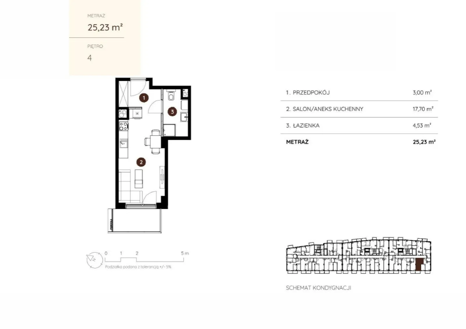 Floor plan: Apartment no. 3.A.4.04
