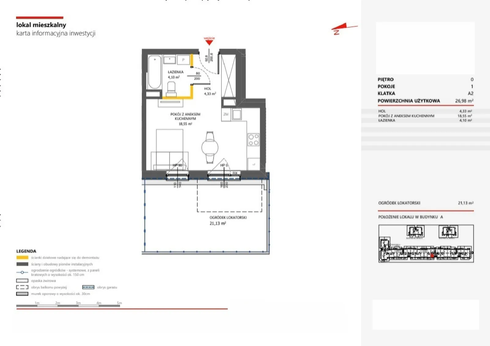 Floor plan: Apartment no. 42