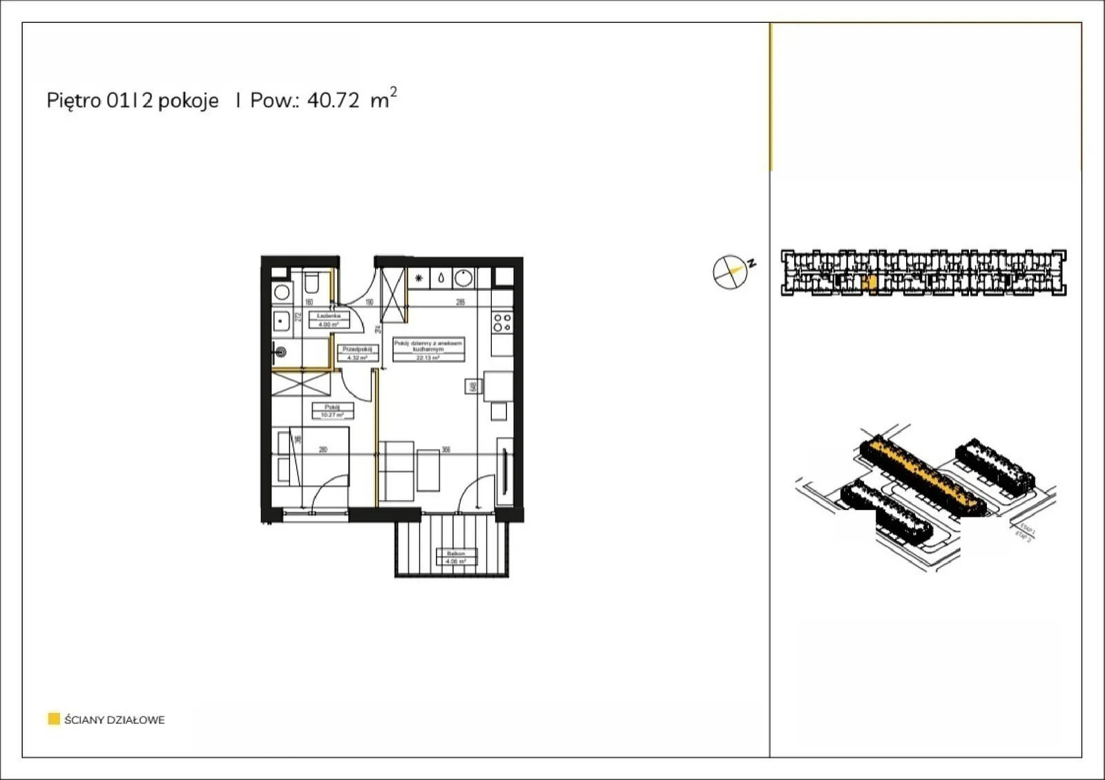 Floor plan: Apartment no. C/18