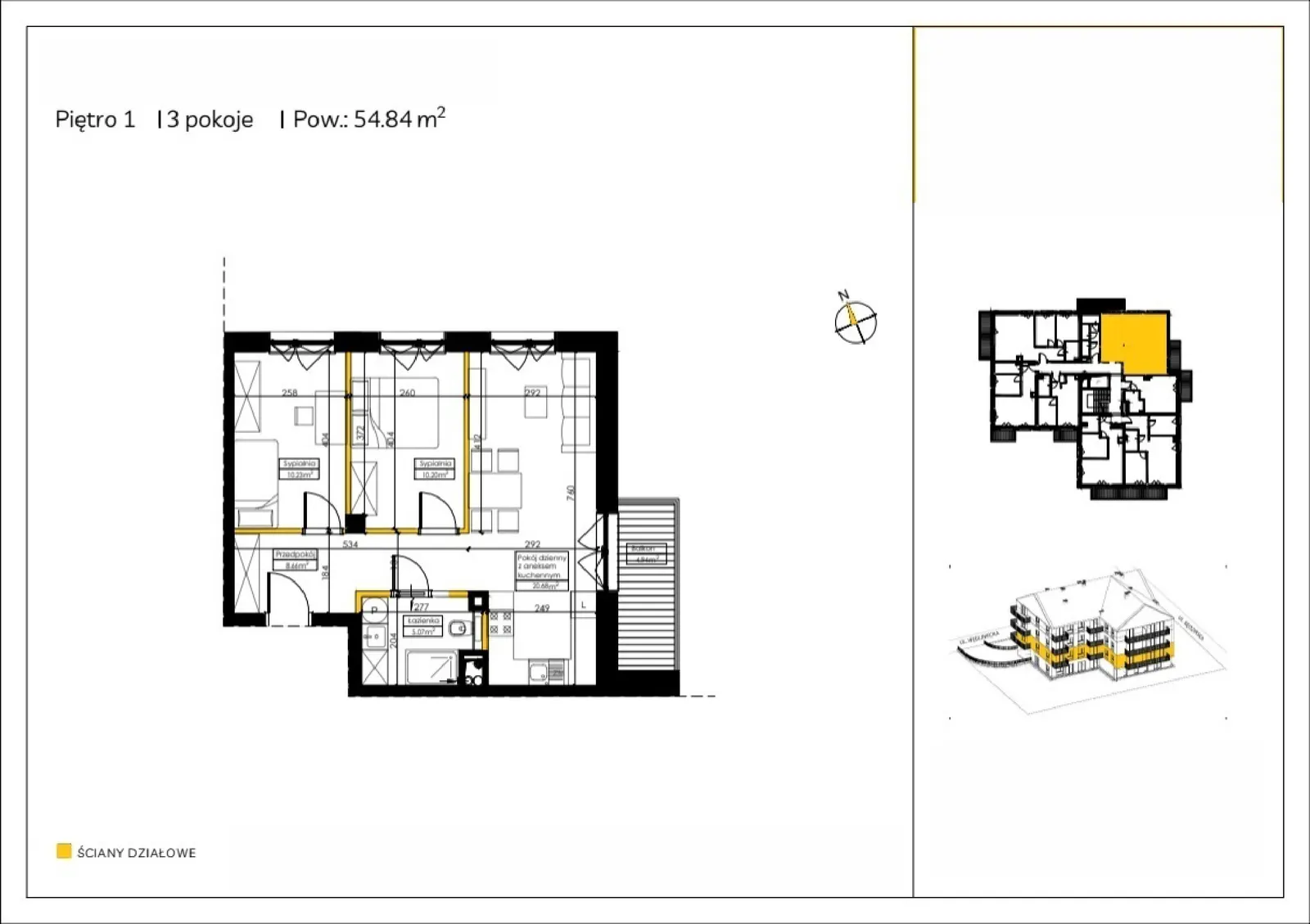 Floor plan: Apartment no. RD5/1/14