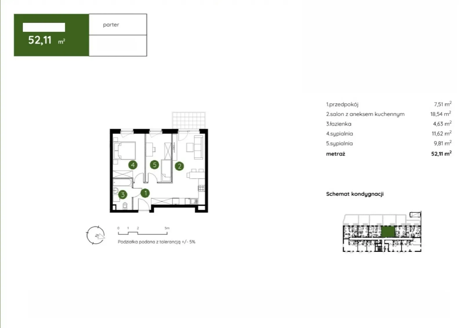 Floor plan: Apartment no. 2.A.0.04