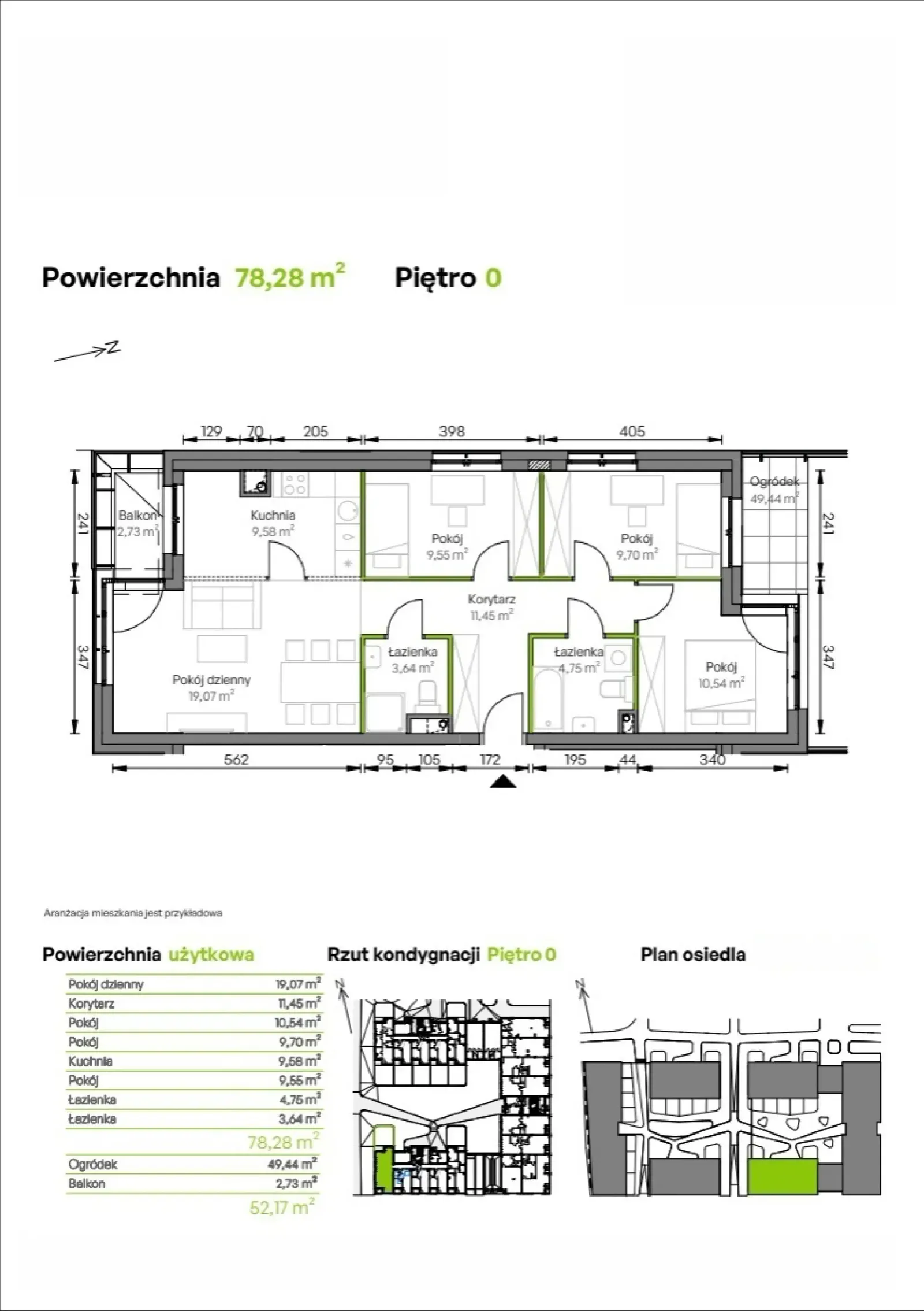 Floor plan: Apartment no. D3/00/05