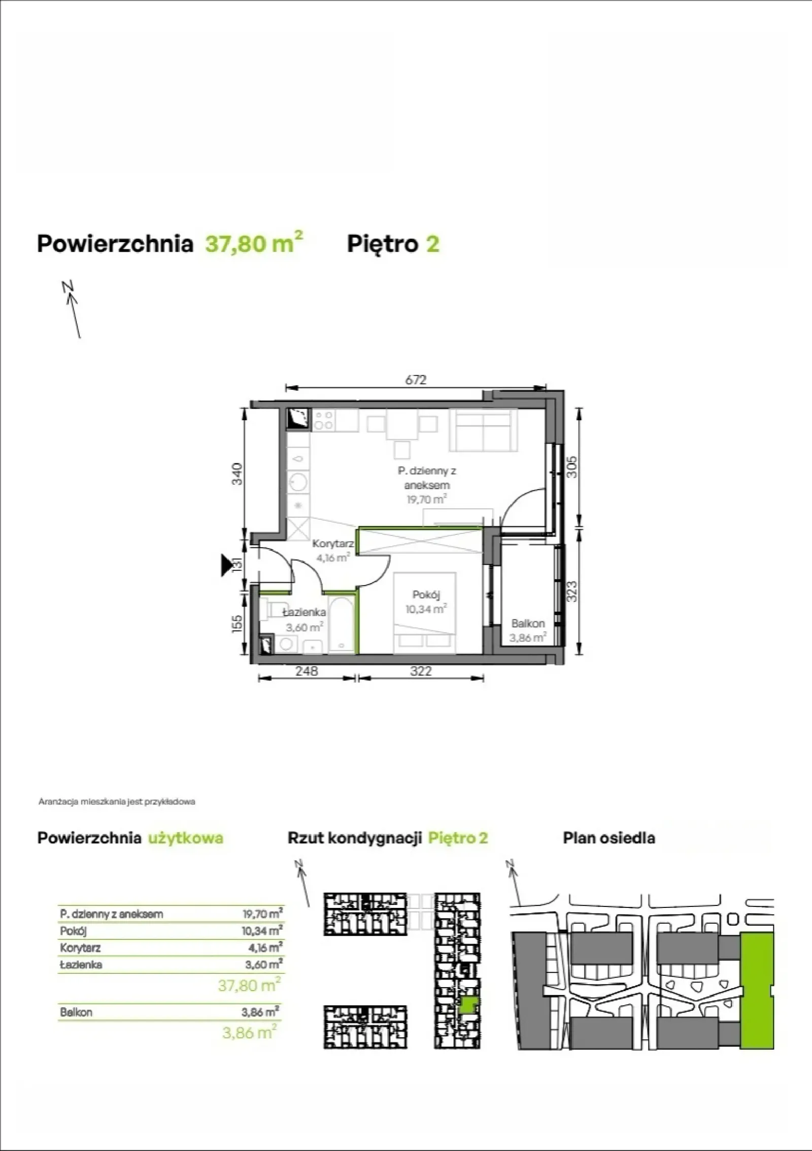 Floor plan: Apartment no. D2/02/17