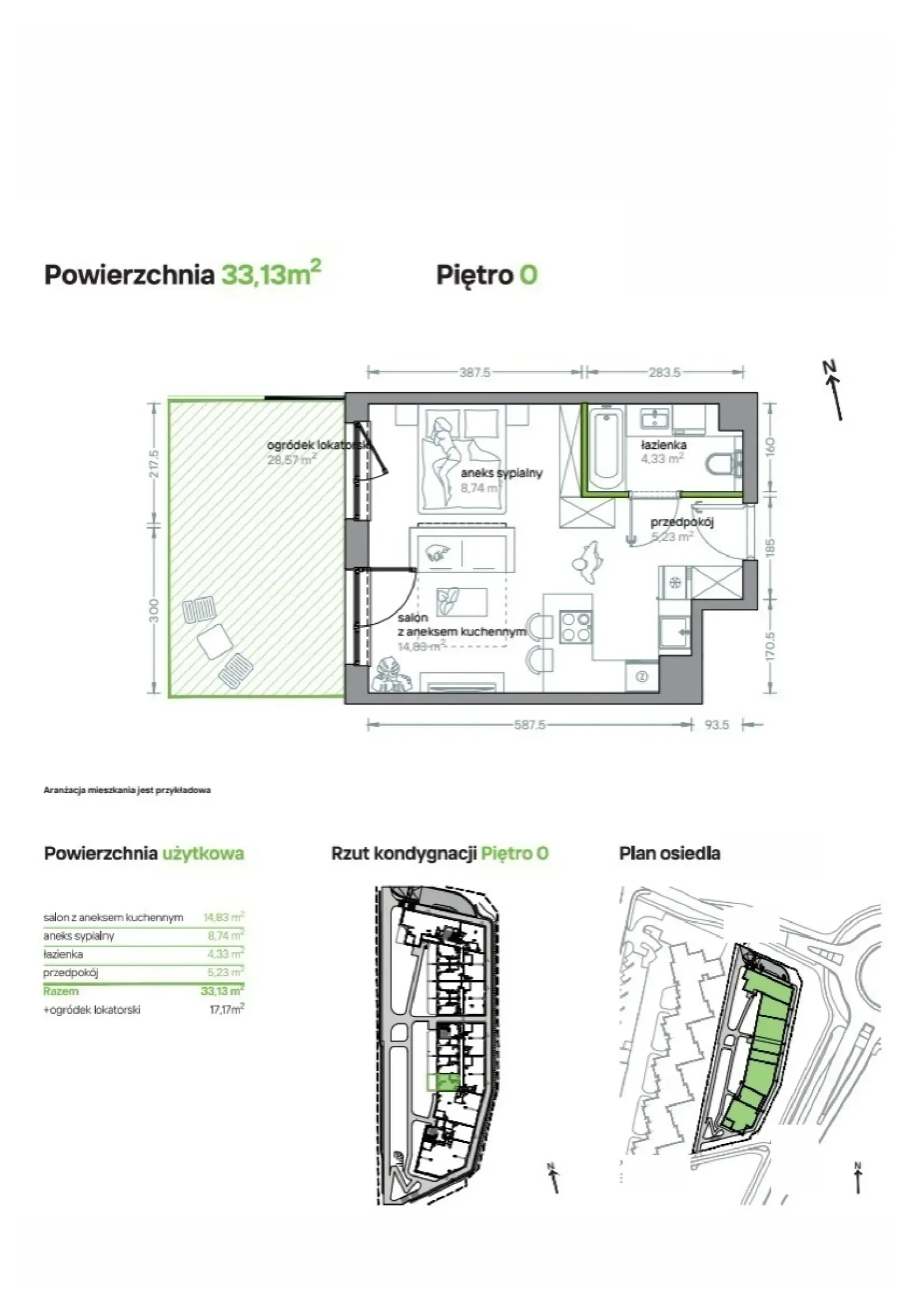 Floor plan: Apartment no. A/KL2/0/03