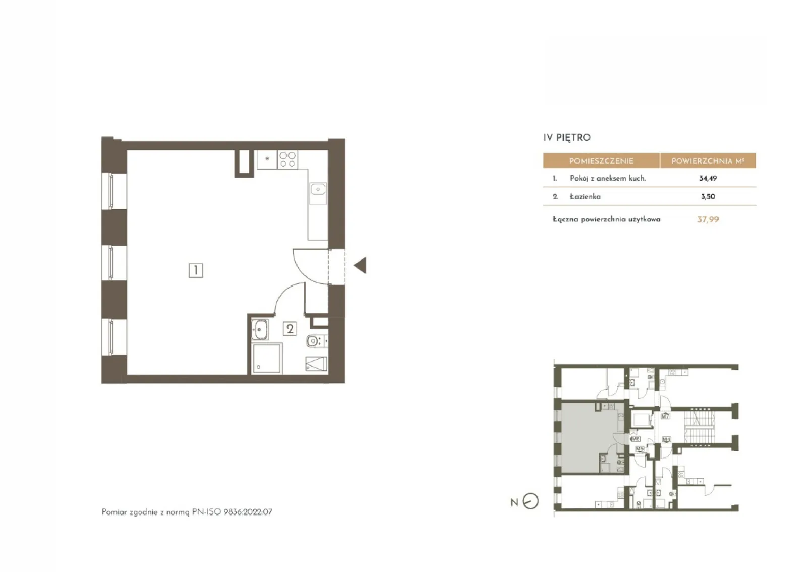 Floor plan: Apartment no. 18