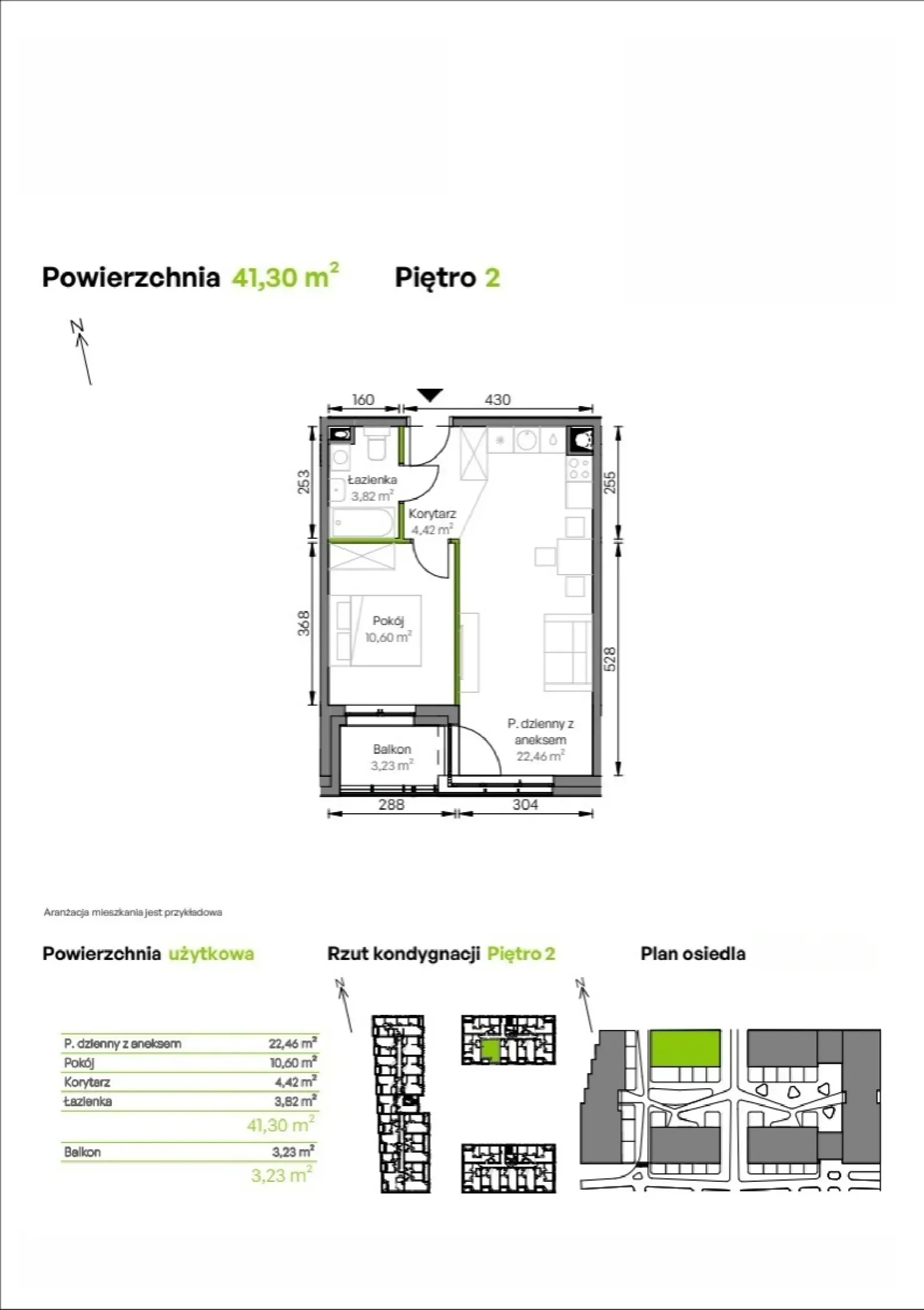 Floor plan: Apartment no. C2/02/17
