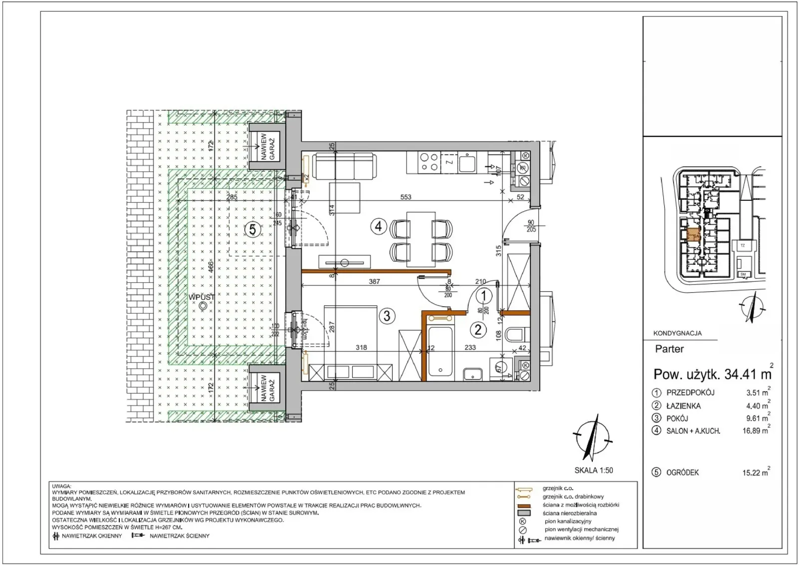 Floor plan: Apartment no. L1-12