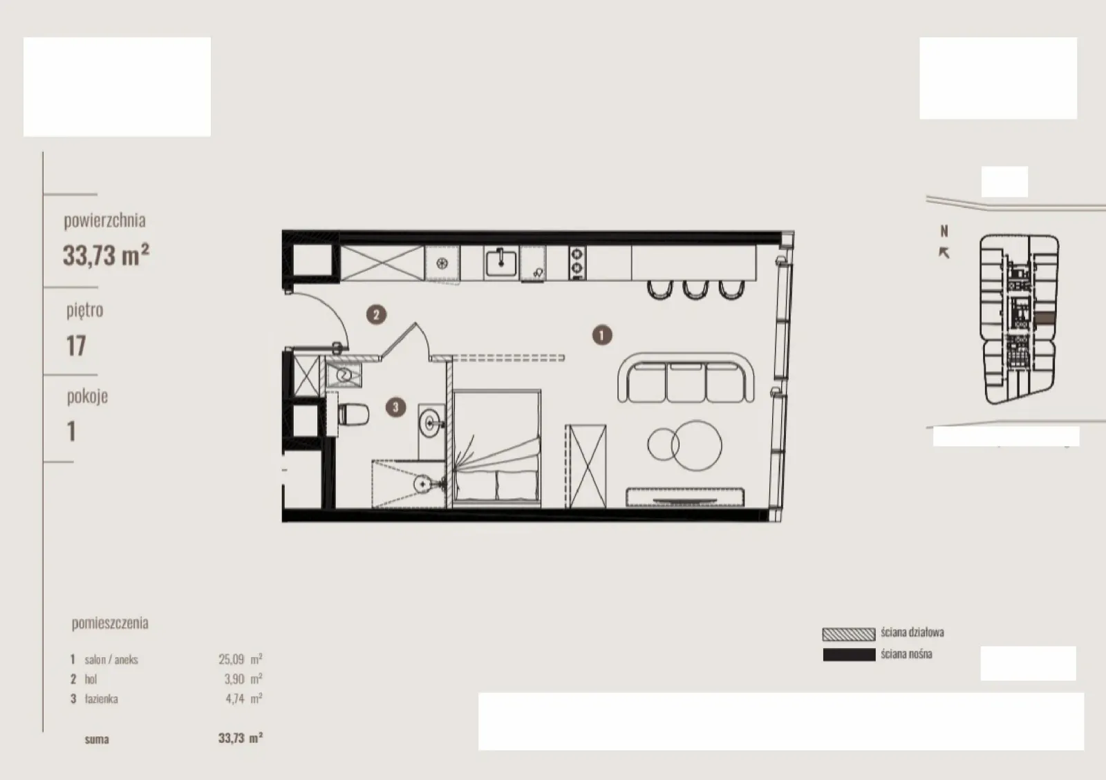 Floor plan: Apartment no. B/17.06