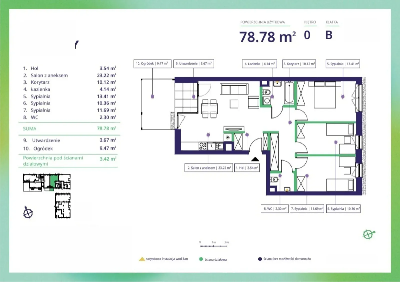 Floor plan: Apartment no. 28