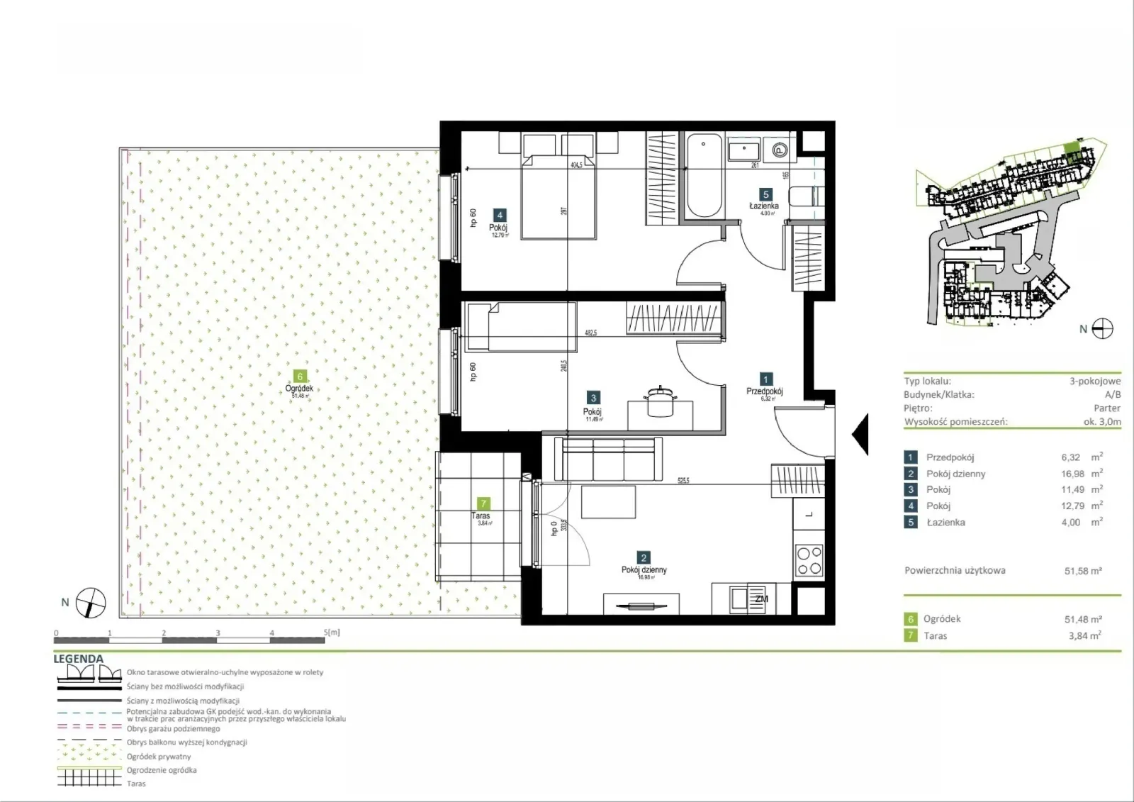 Floor plan: Apartment no. AB0008